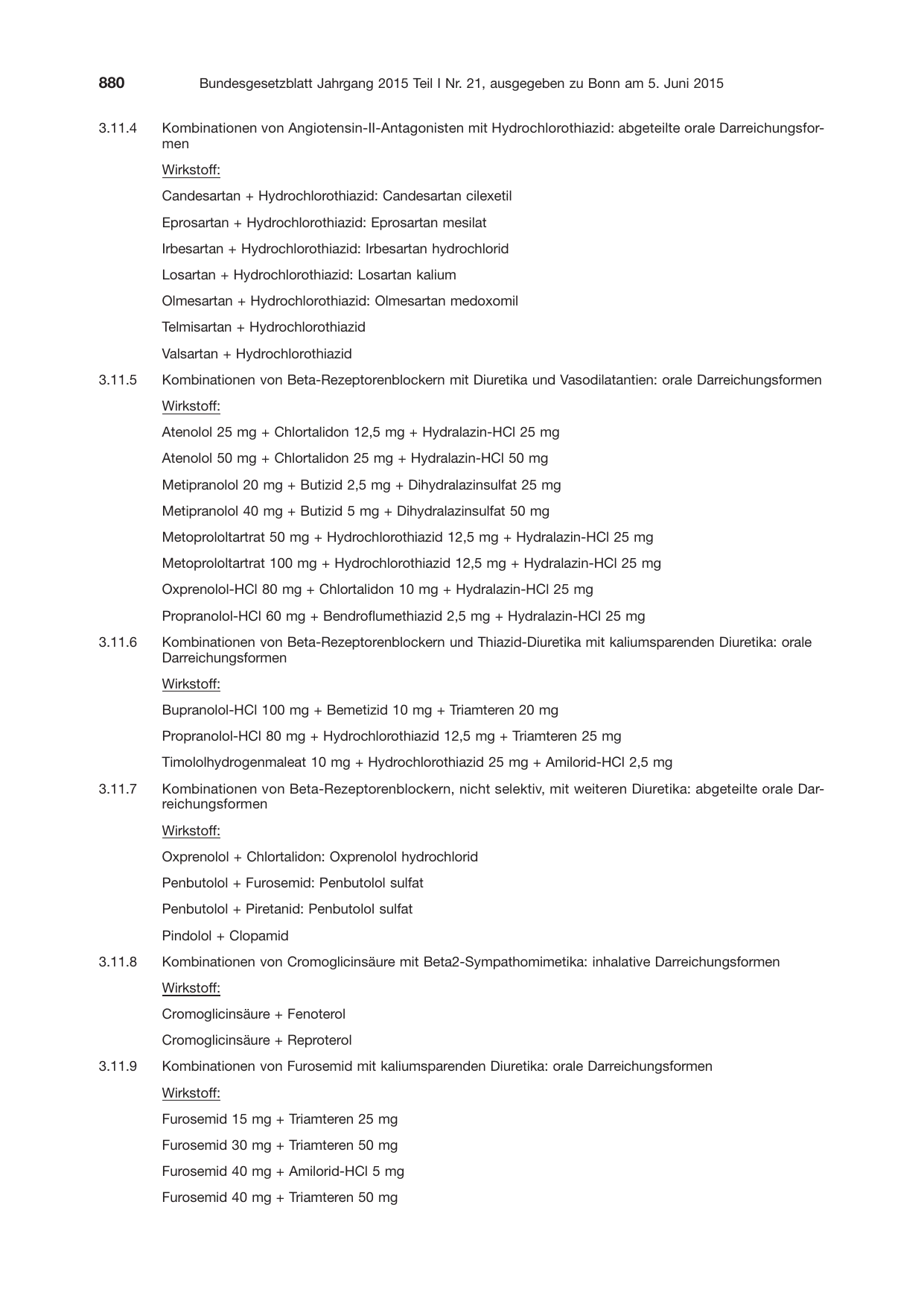 BGBl. 2015, Seite 880 — Originalseite als Abbildung