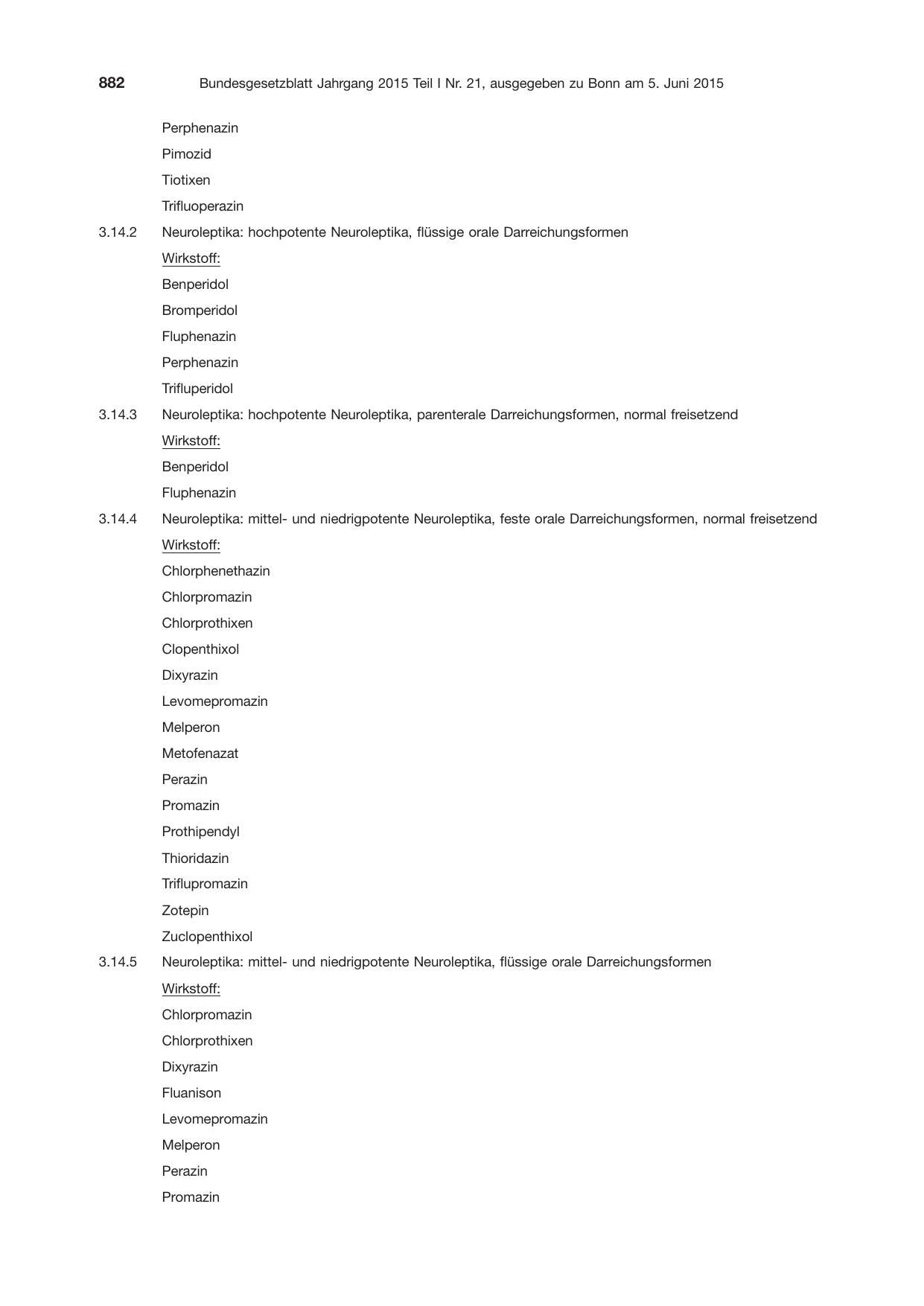 BGBl. 2015, Seite 882 — Originalseite als Abbildung