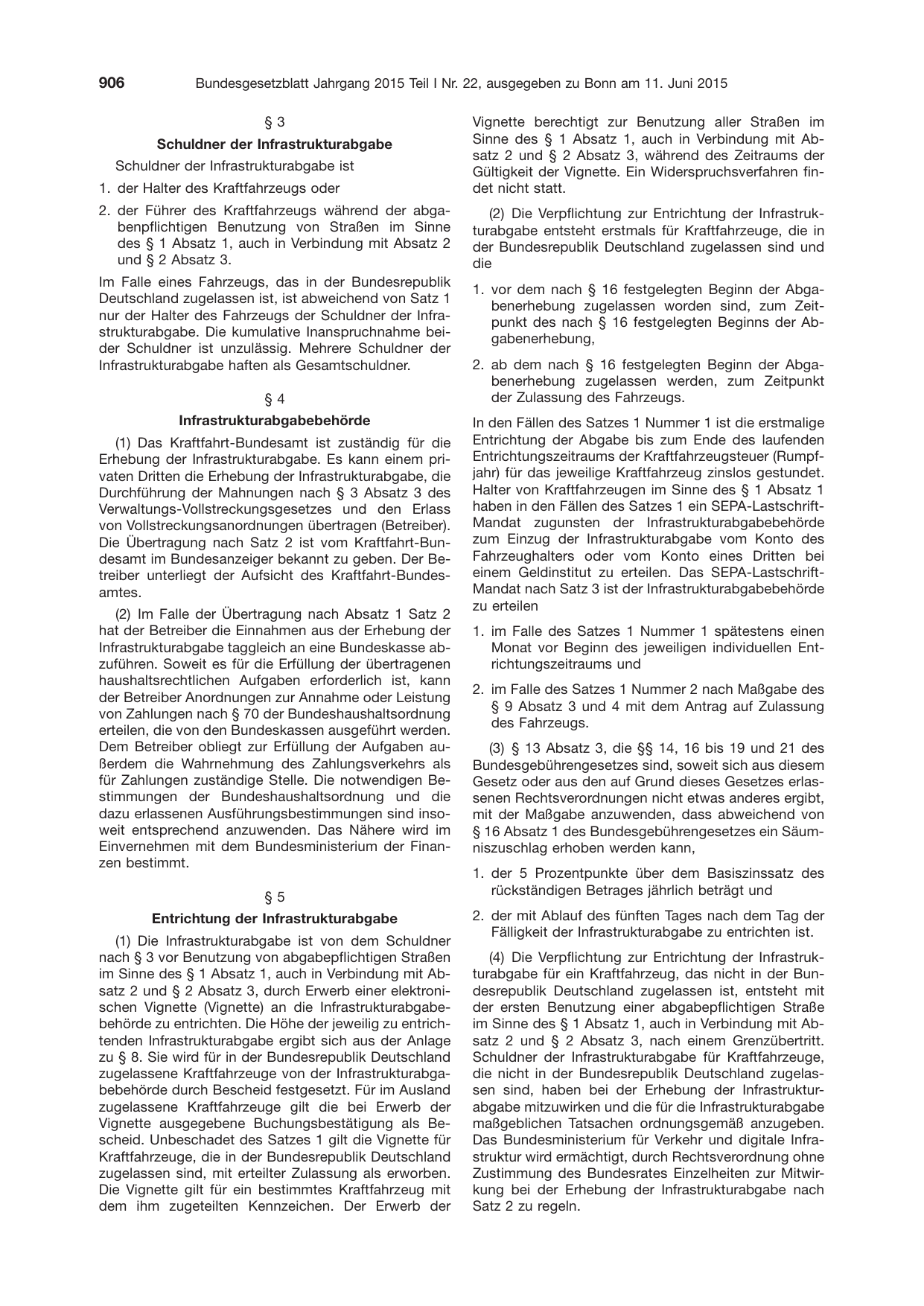 BGBl. 2015, Seite 906 — Originalseite als Abbildung