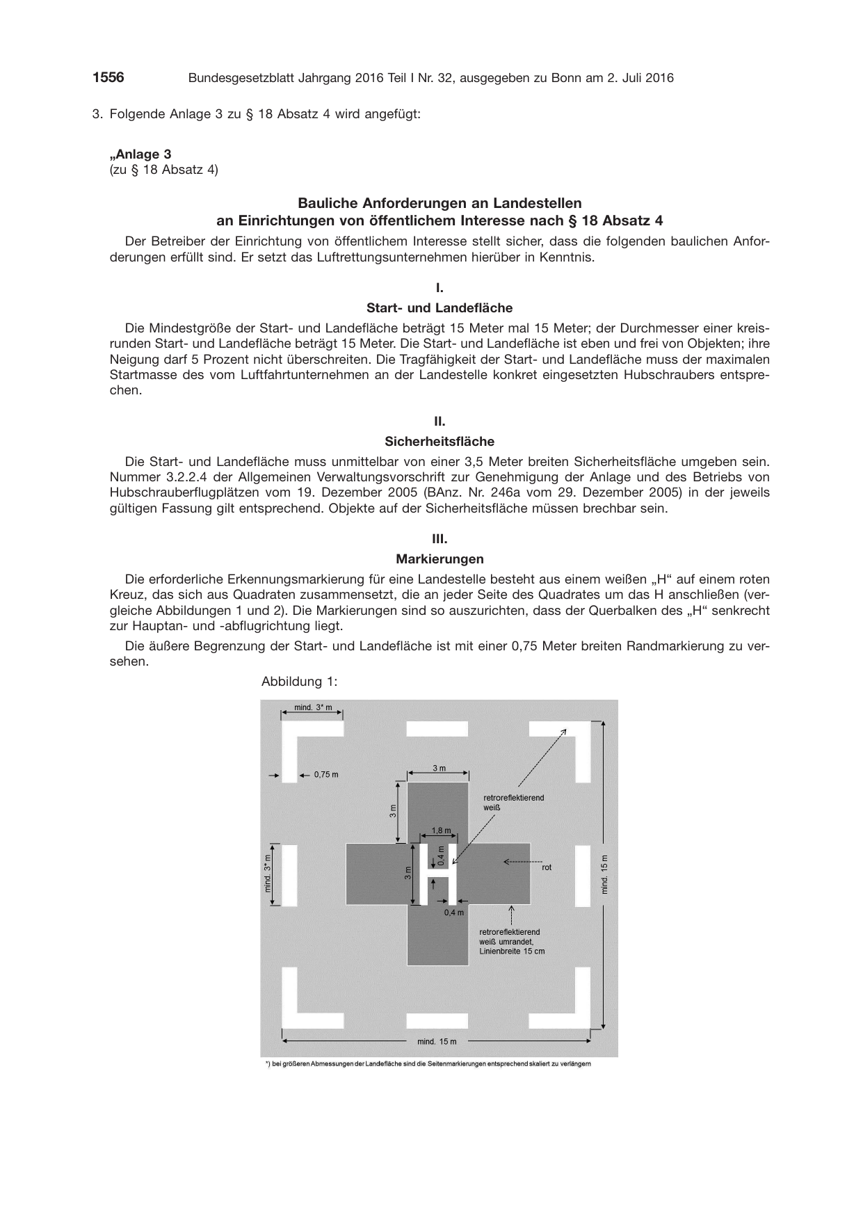 BGBl. 2016 — Originalseite als Abbildung