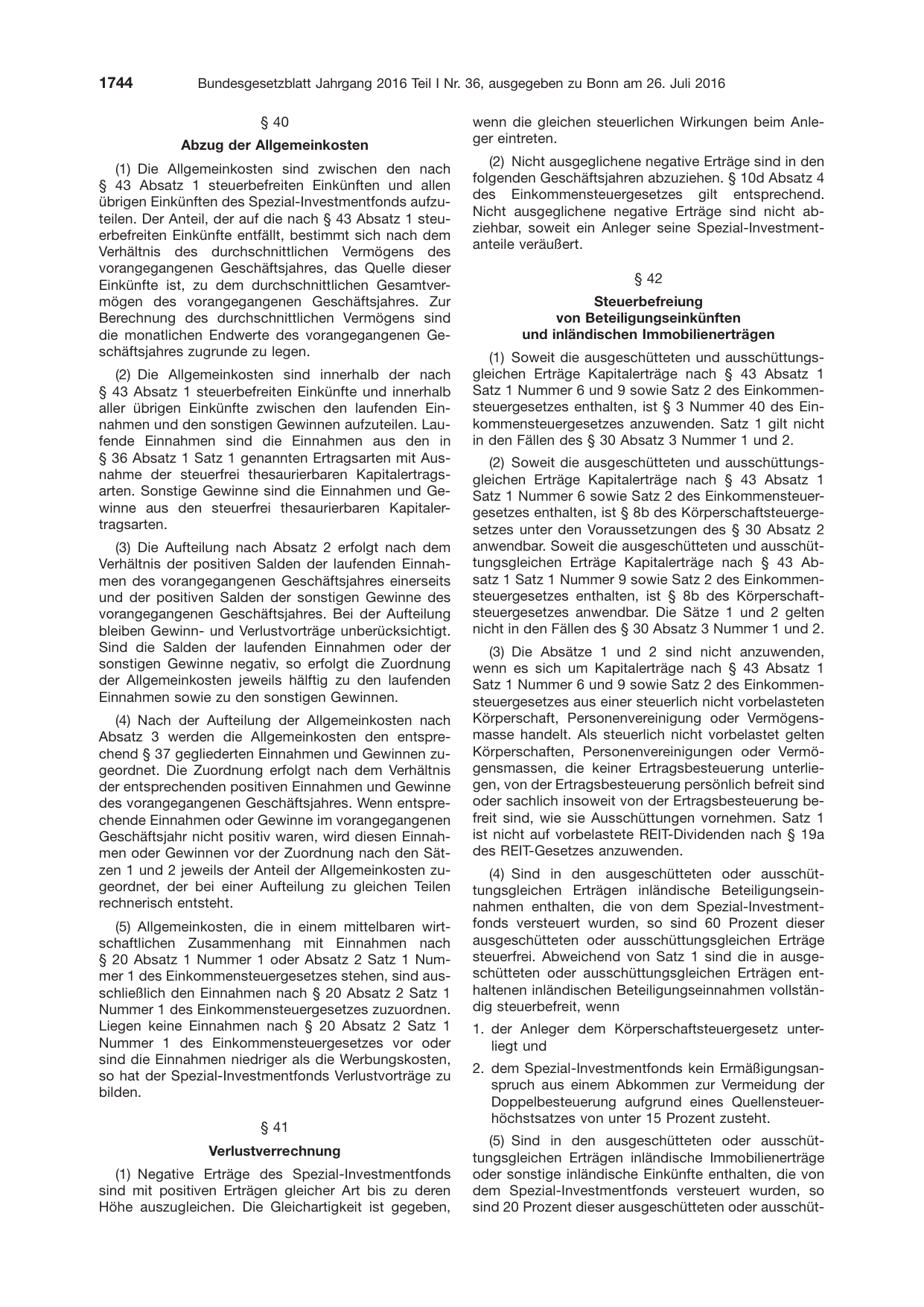 BGBl. 2016, Seite 1744 — Originalseite als Abbildung