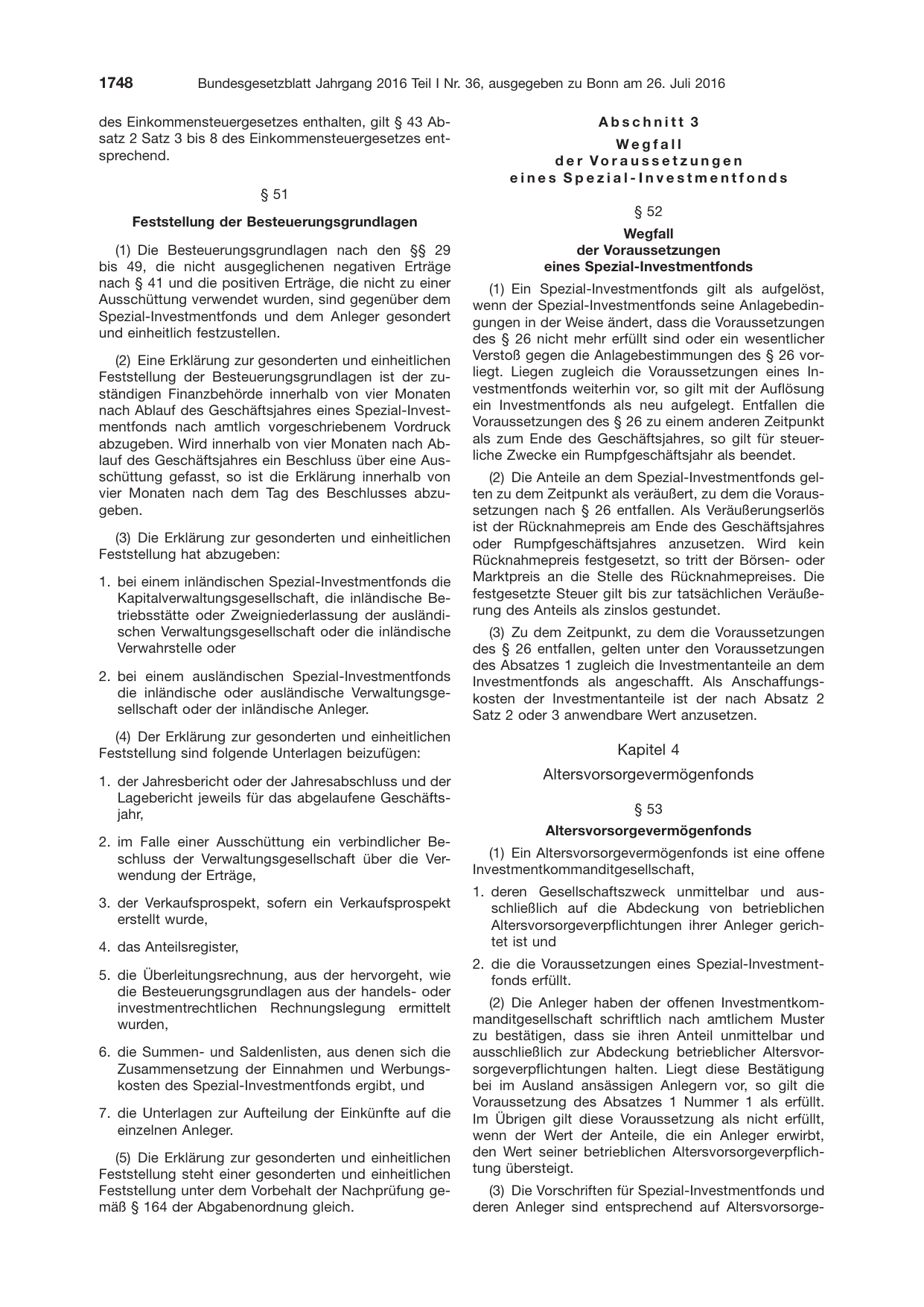 BGBl. 2016, Seite 1748 — Originalseite als Abbildung