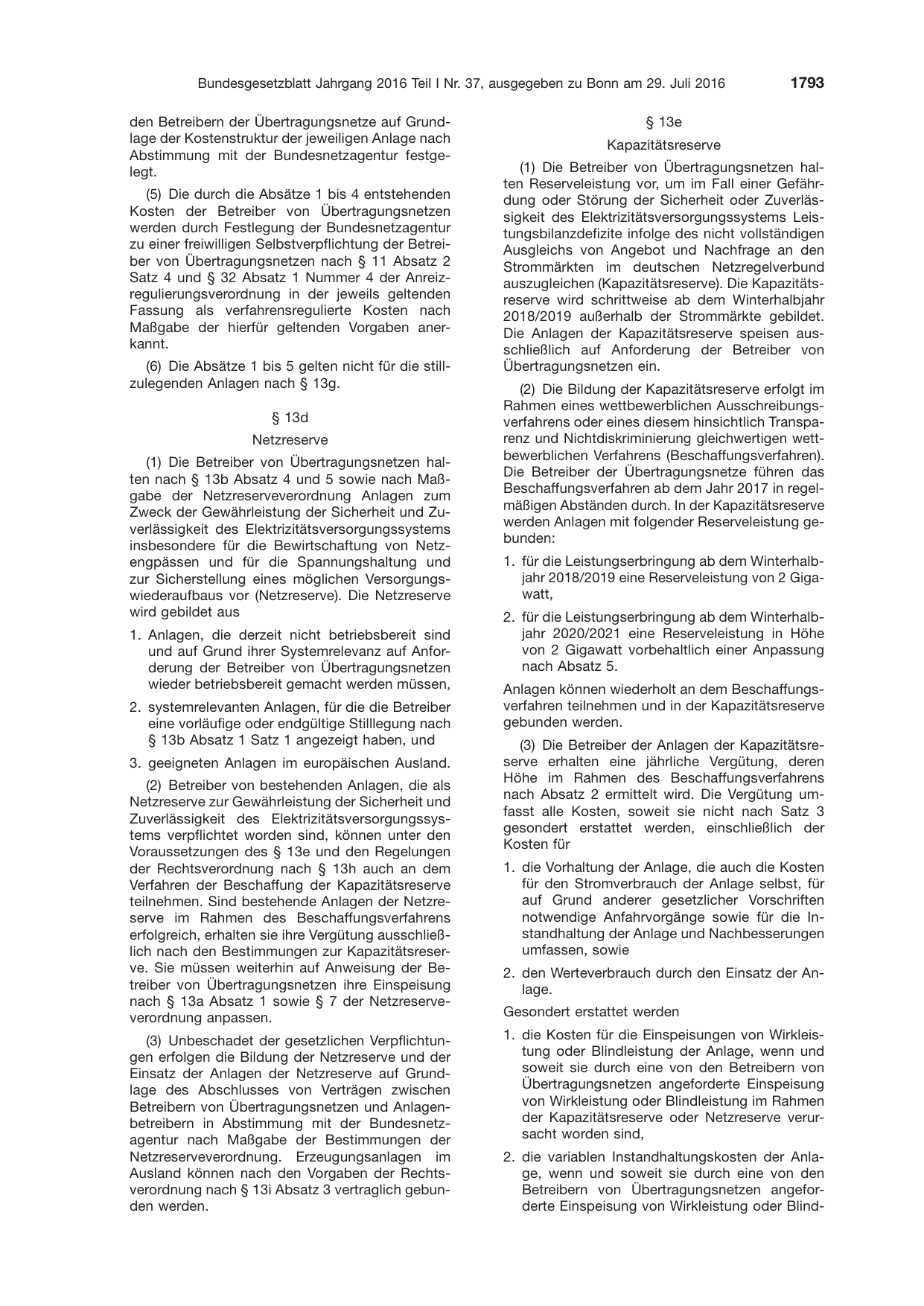 BGBl. 2016, Seite 1793 — Originalseite als Abbildung