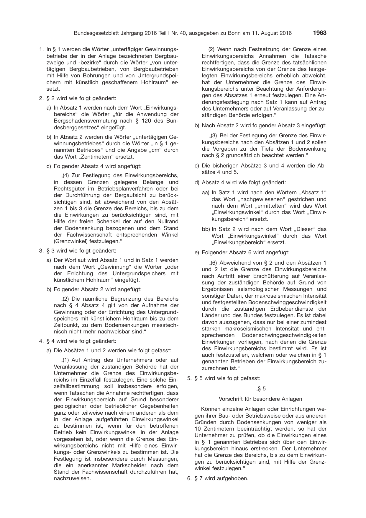 BGBl. 2016, Seite 1963 — Originalseite als Abbildung