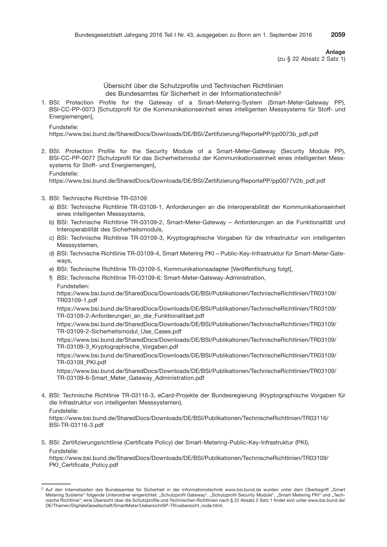 BGBl. 2016, Seite 2059 — Originalseite als Abbildung