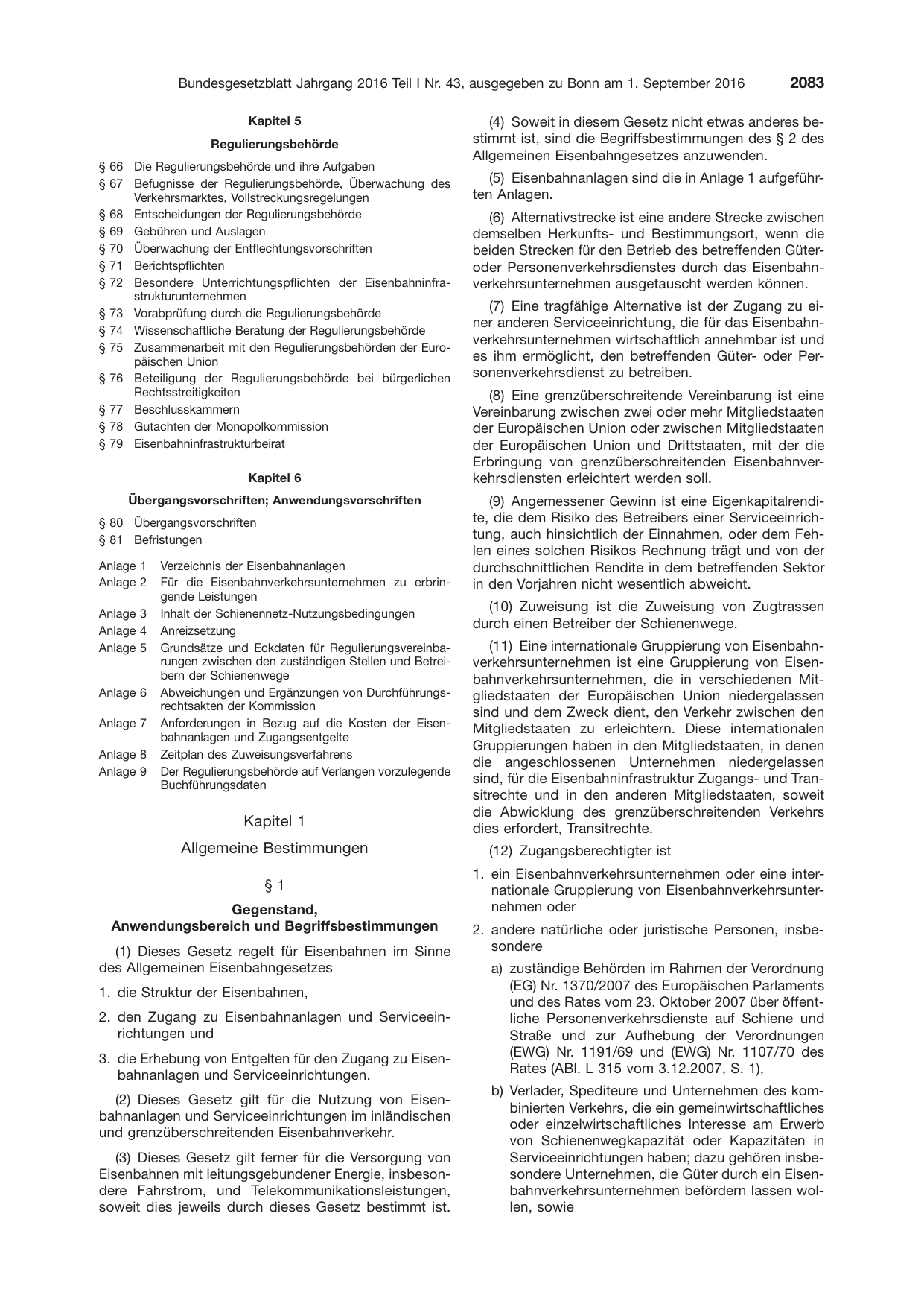BGBl. 2016, Seite 2083 — Originalseite als Abbildung