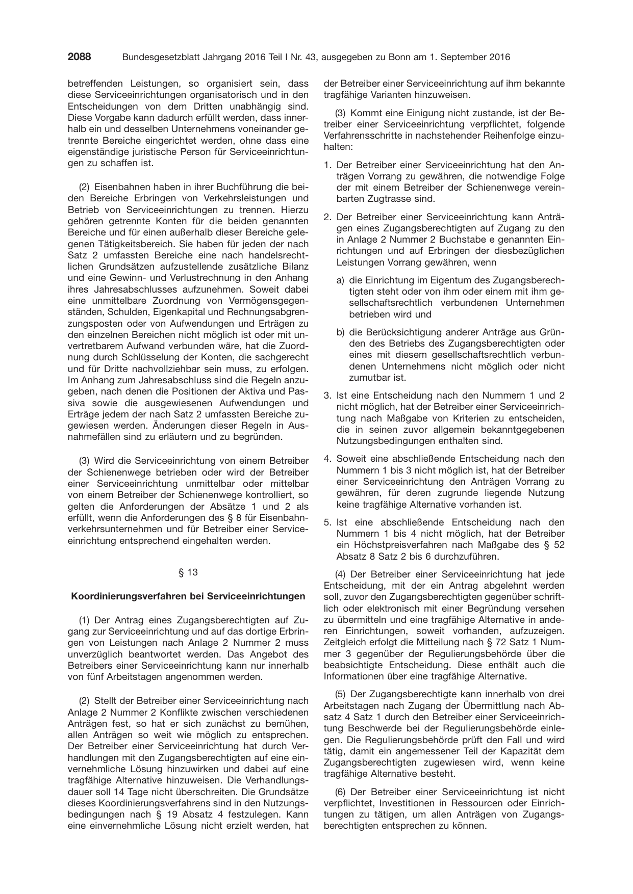 BGBl. 2016, Seite 2088 — Originalseite als Abbildung