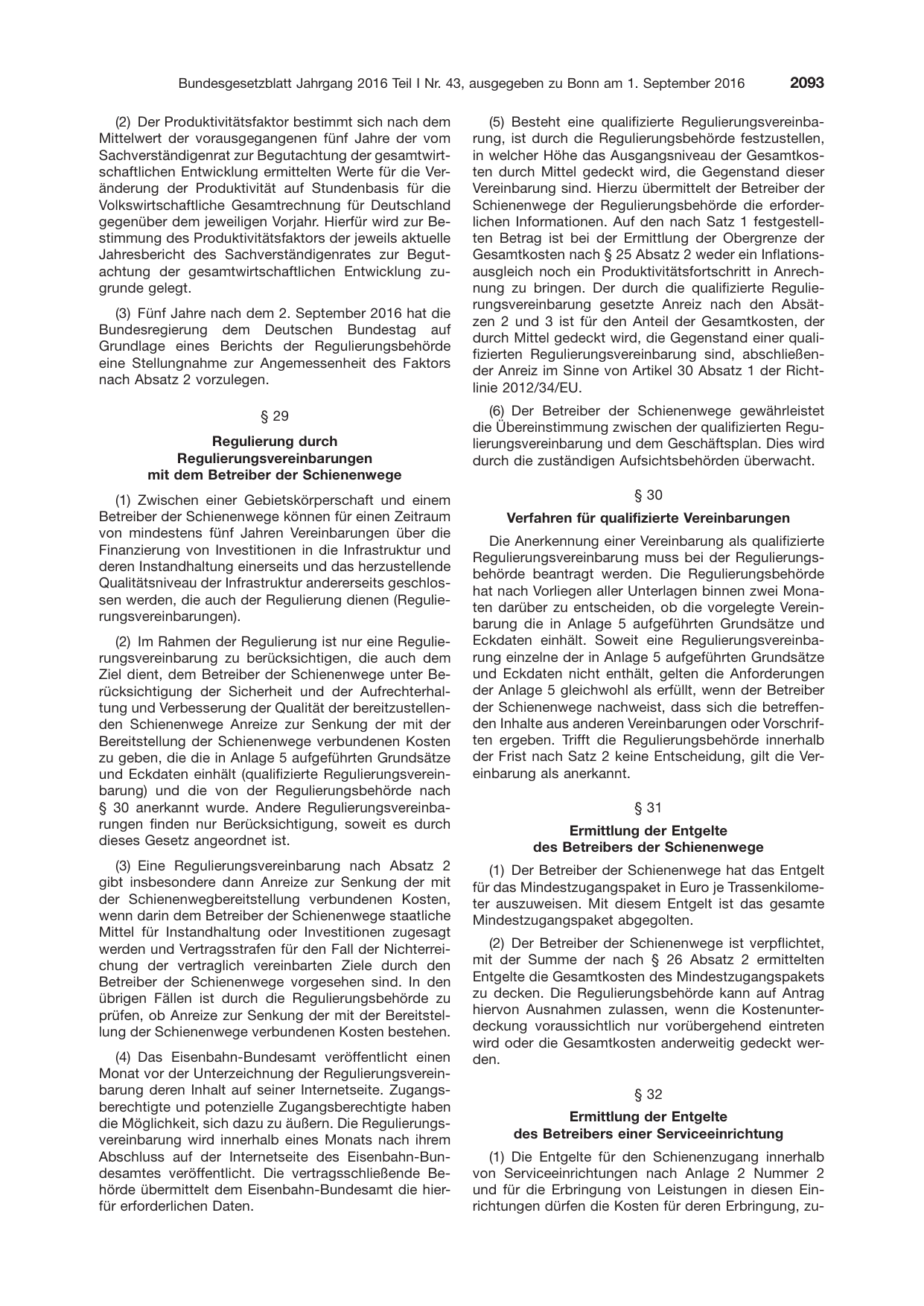 BGBl. 2016, Seite 2093 — Originalseite als Abbildung