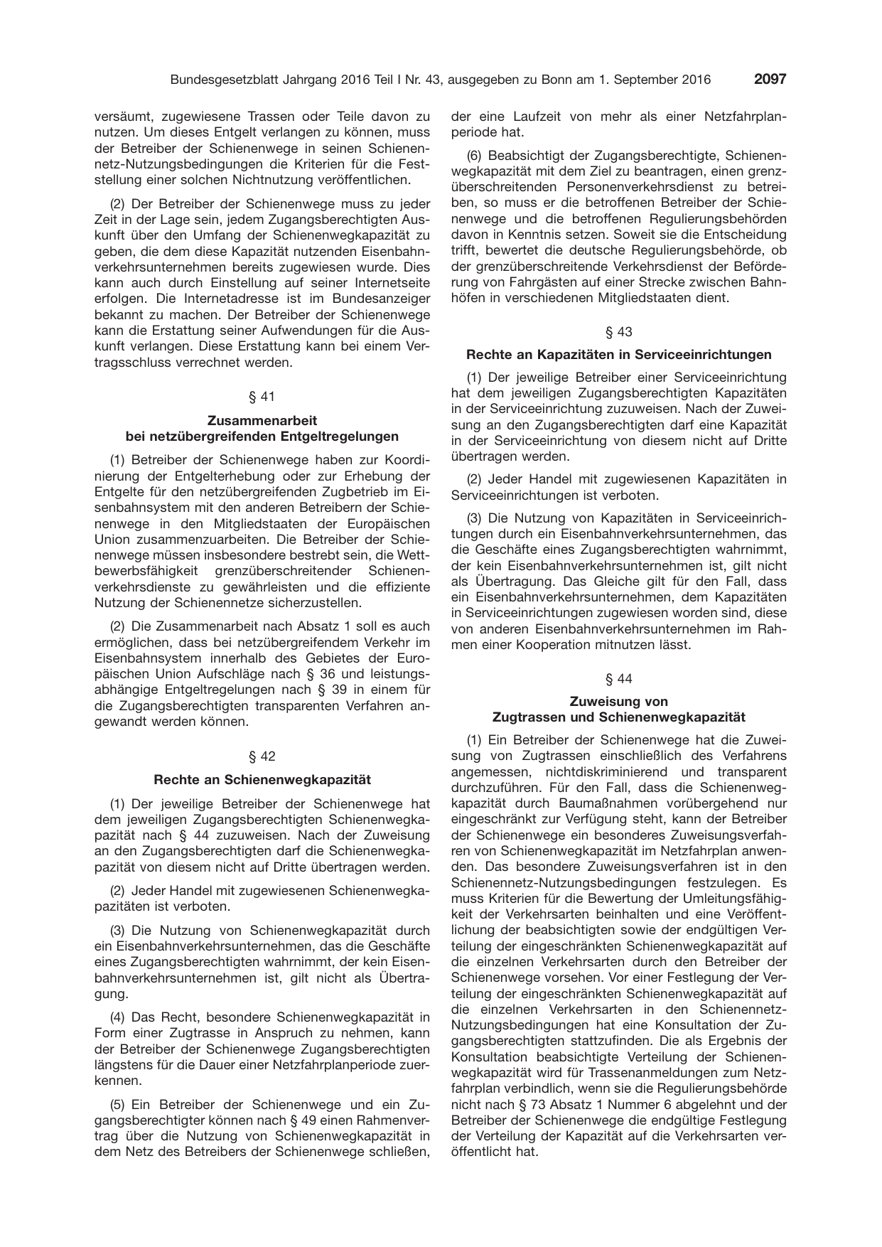 BGBl. 2016, Seite 2097 — Originalseite als Abbildung