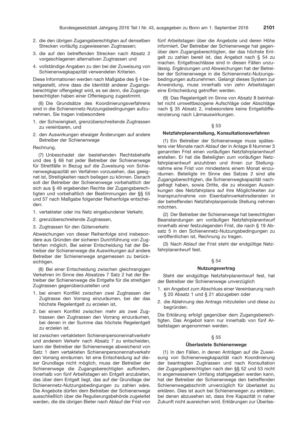 BGBl. 2016, Seite 2101 — Originalseite als Abbildung