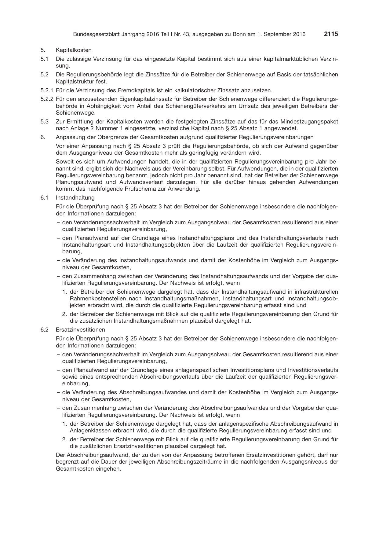 BGBl. 2016, Seite 2115 — Originalseite als Abbildung