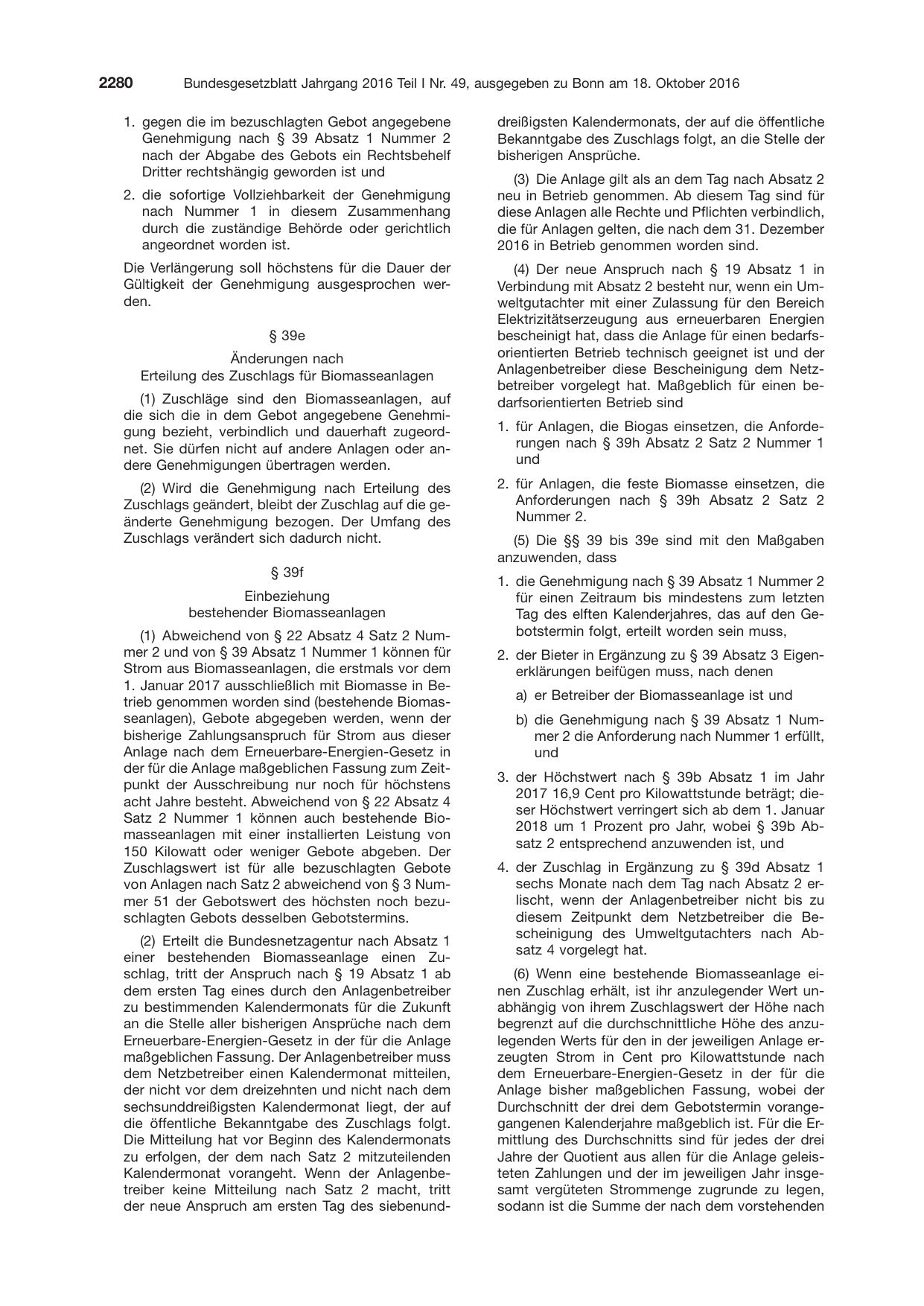 BGBl. 2016, Seite 2280 — Originalseite als Abbildung