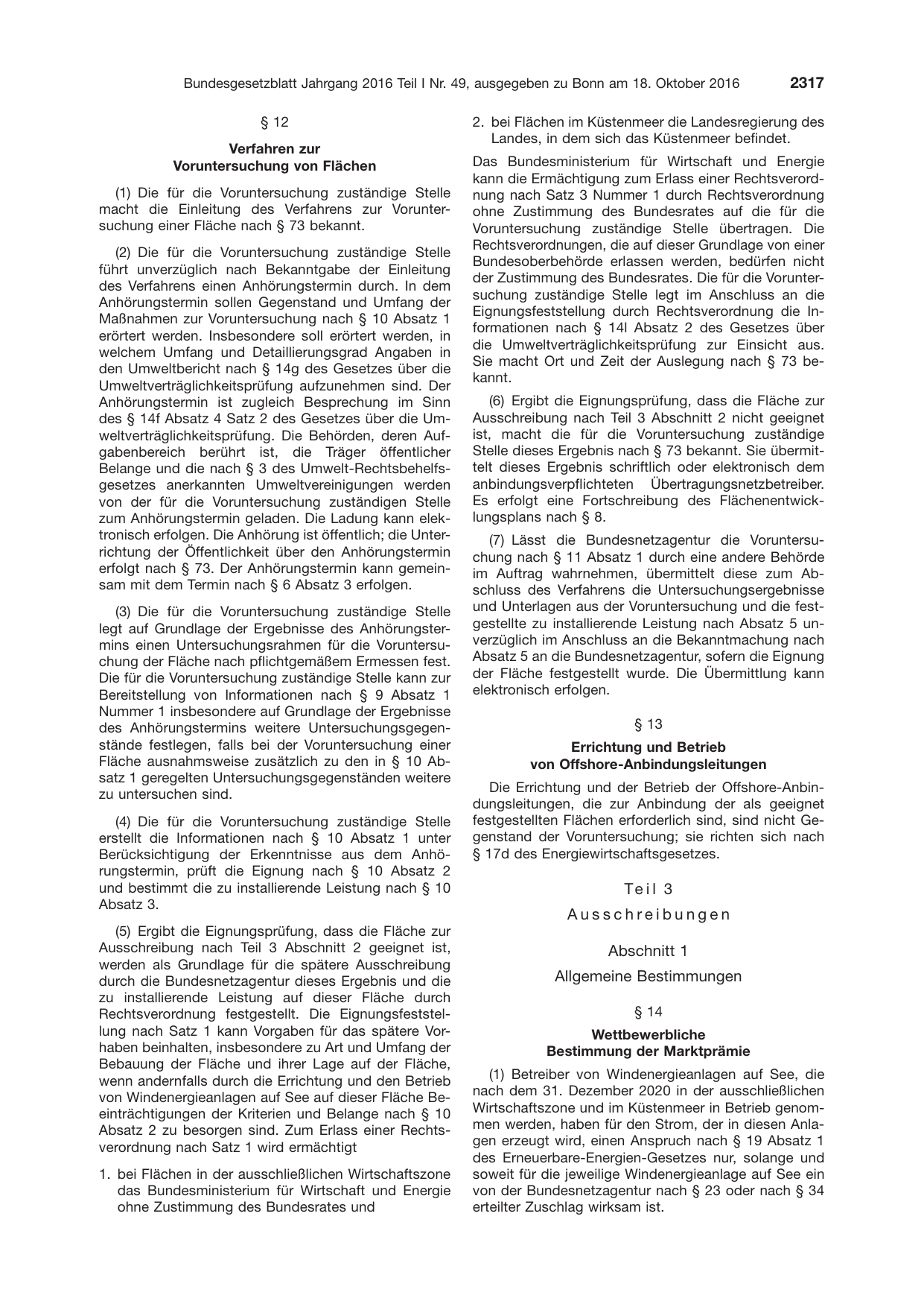 BGBl. 2016, Seite 2317 — Originalseite als Abbildung