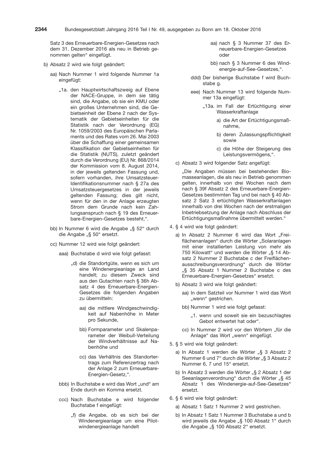 BGBl. 2016, Seite 2344 — Originalseite als Abbildung