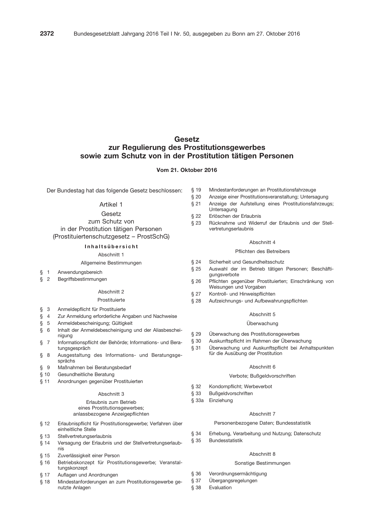 BGBl. 2016, Seite 2372 — Originalseite als Abbildung