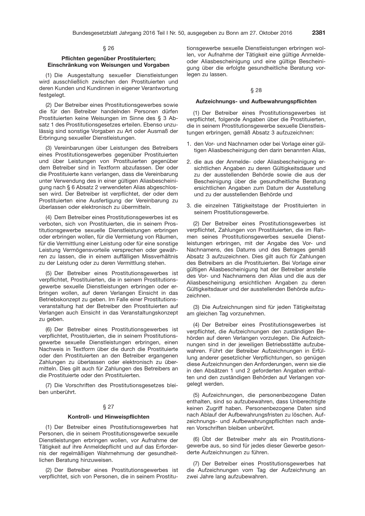 BGBl. 2016, Seite 2381 — Originalseite als Abbildung