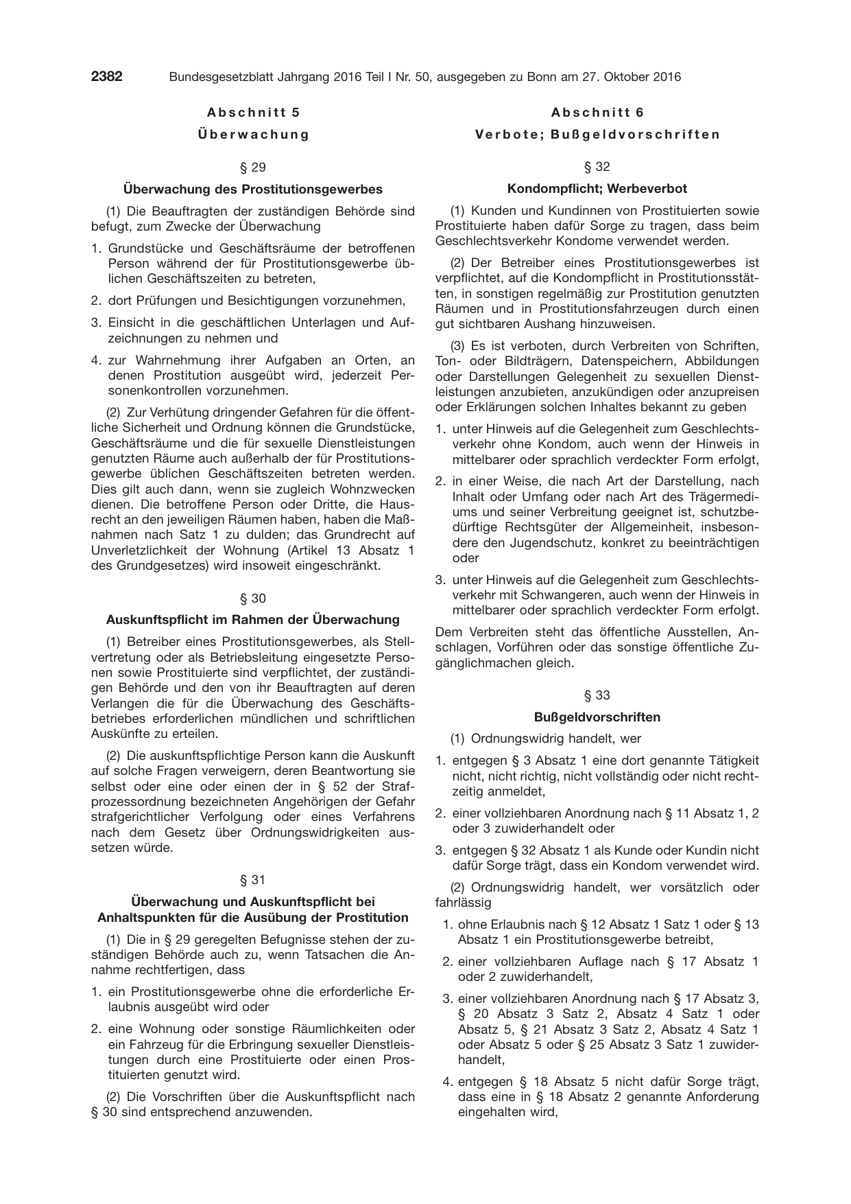 BGBl. 2016, Seite 2382 — Originalseite als Abbildung
