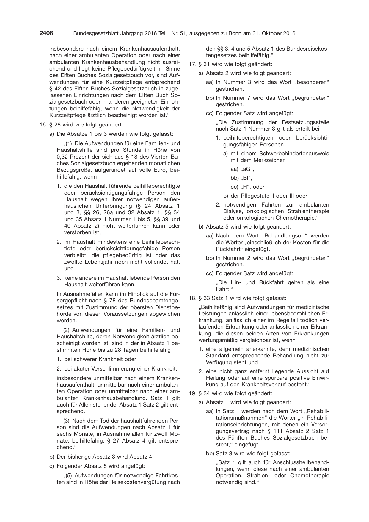BGBl. 2016, Seite 2408 — Originalseite als Abbildung