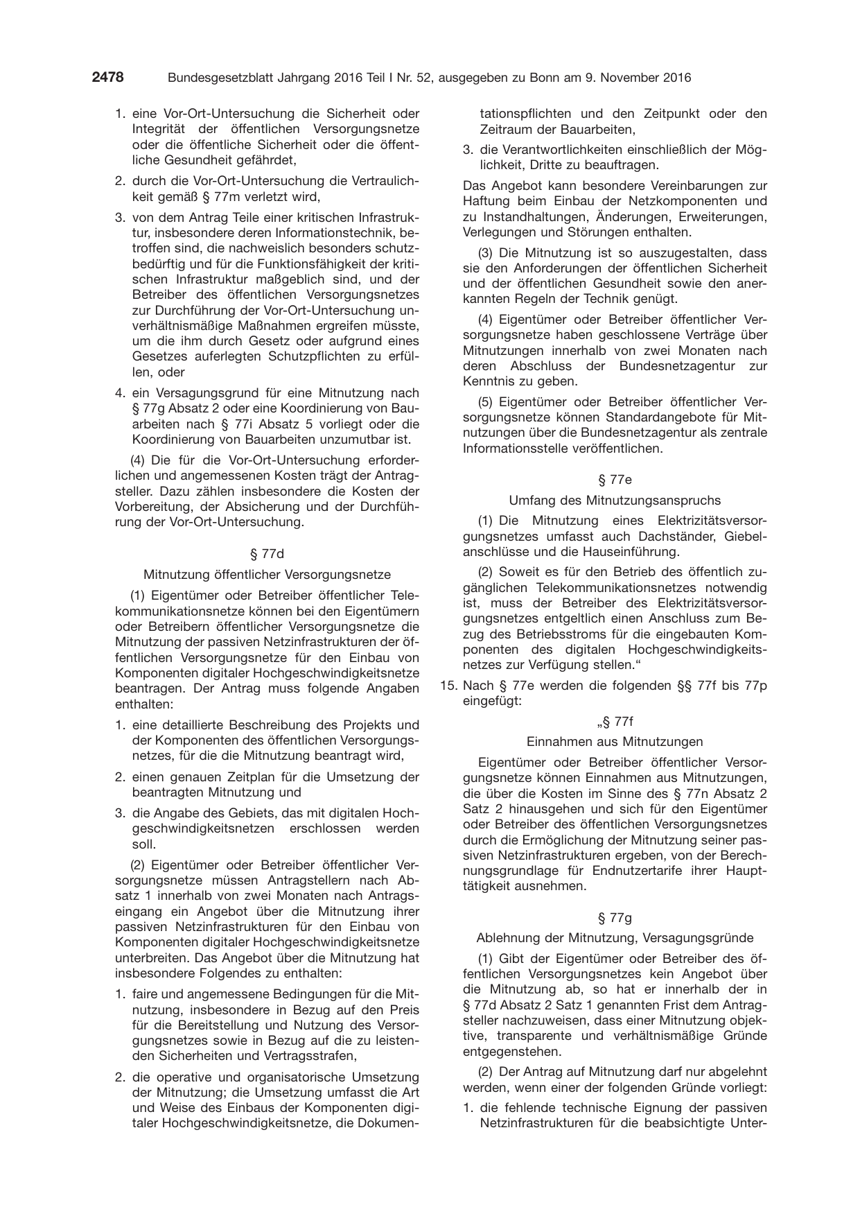 BGBl. 2016, Seite 2478 — Originalseite als Abbildung