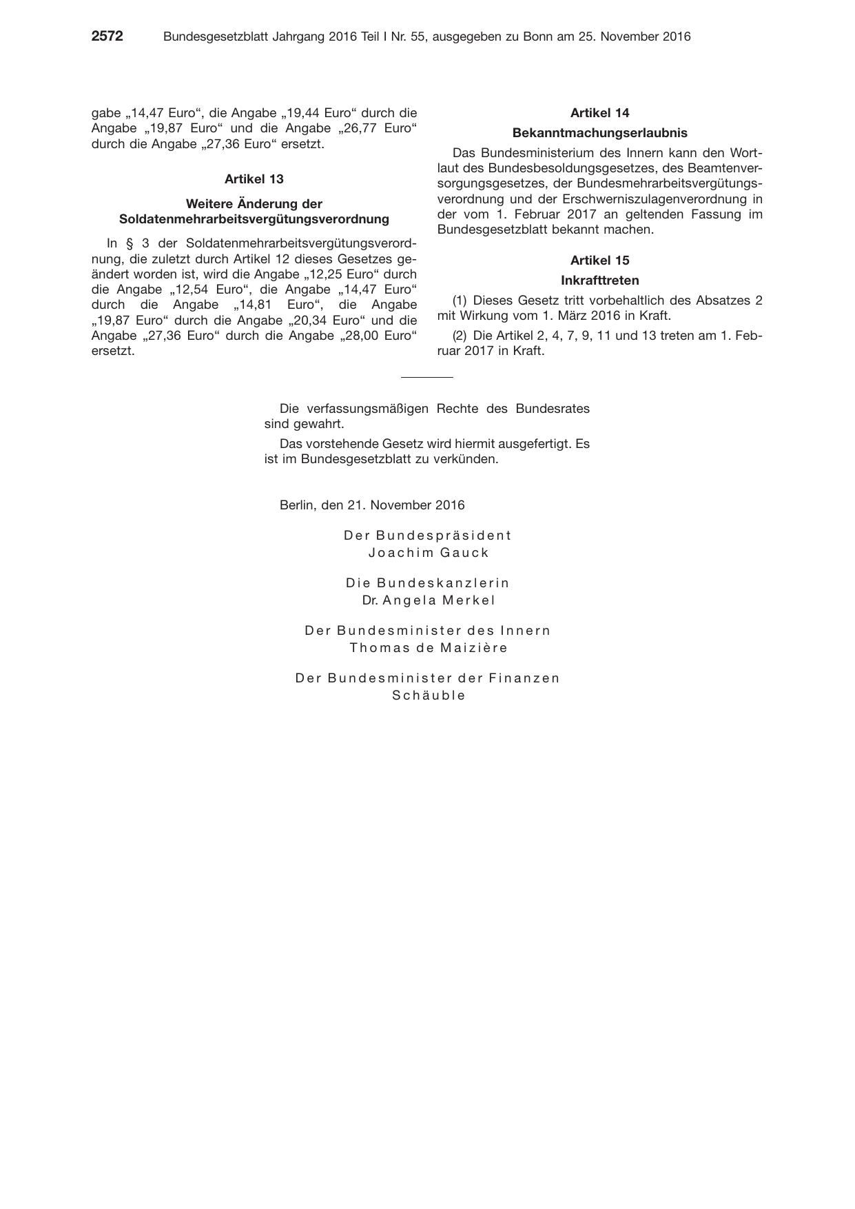 BGBl. 2016, Seite 2572 — Originalseite als Abbildung
