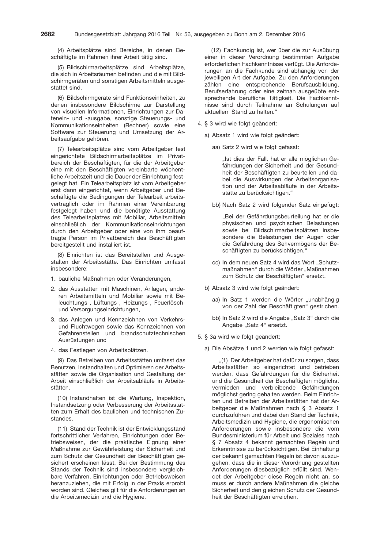 BGBl. 2016, Seite 2682 — Originalseite als Abbildung