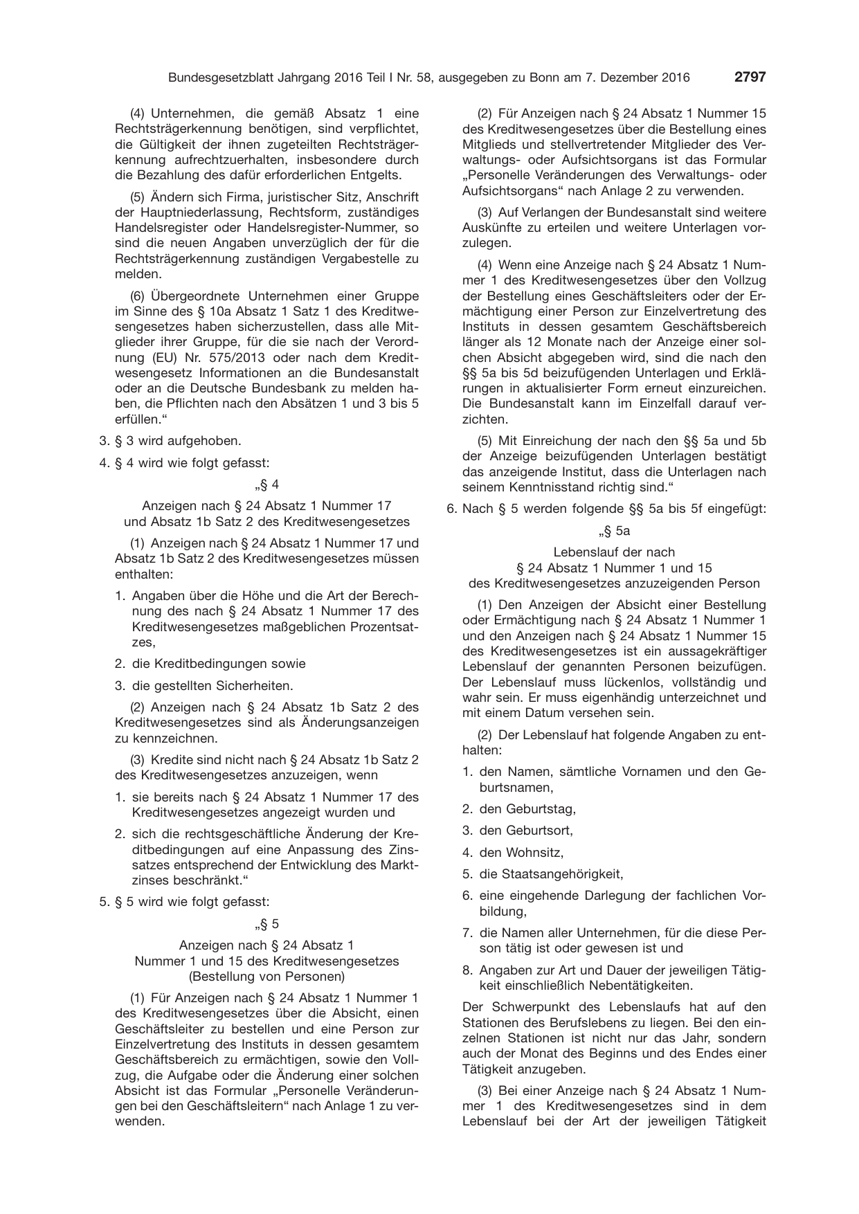 BGBl. 2016, Seite 2797 — Originalseite als Abbildung