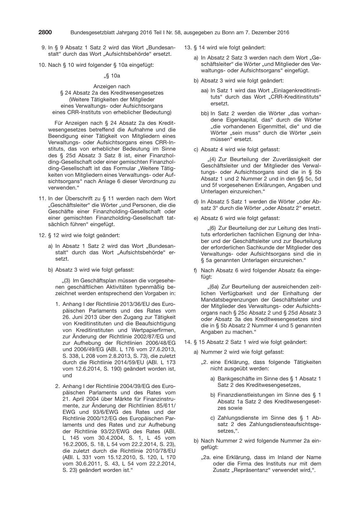 BGBl. 2016, Seite 2800 — Originalseite als Abbildung