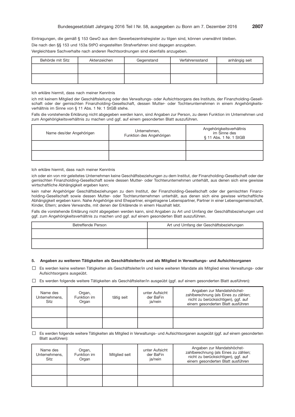 BGBl. 2016, Seite 2807 — Originalseite als Abbildung
