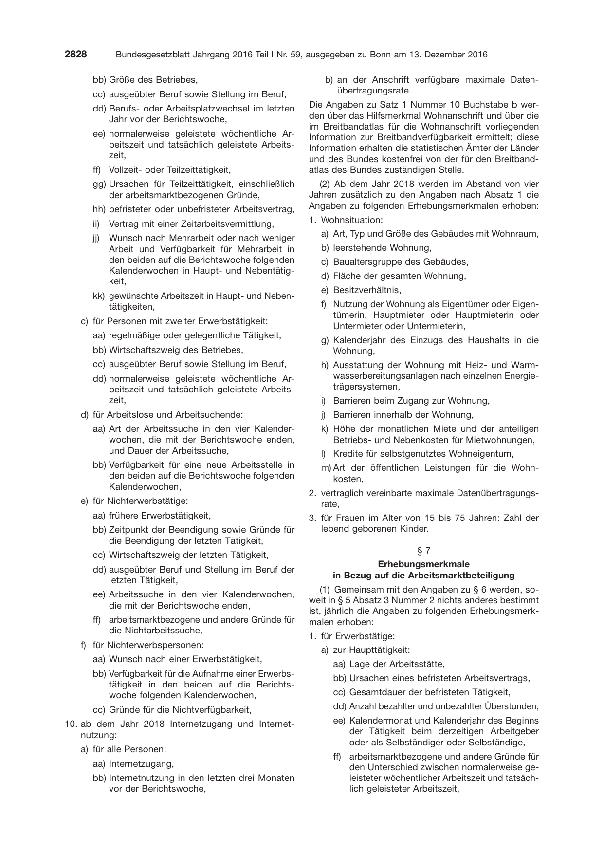 BGBl. 2016, Seite 2828 — Originalseite als Abbildung