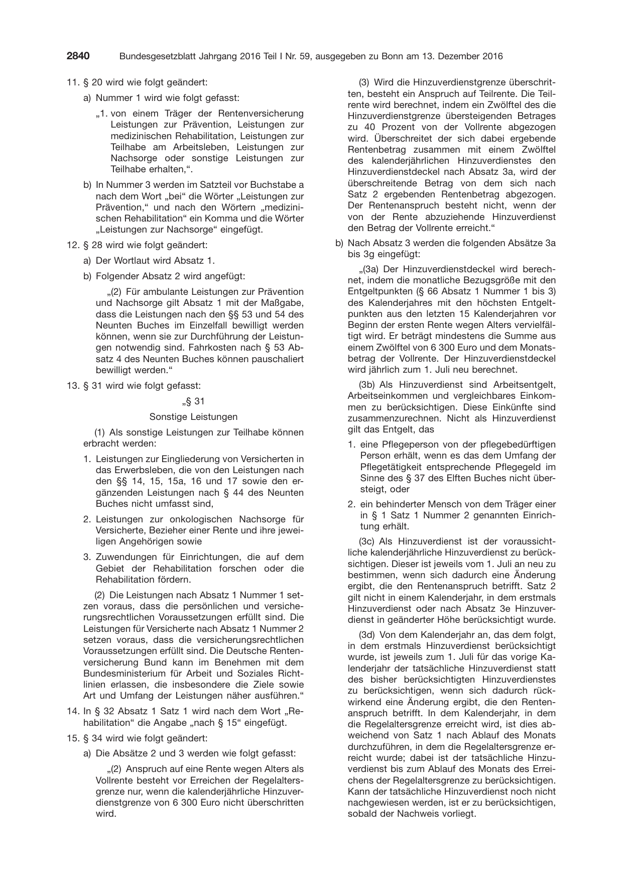BGBl. 2016, Seite 2840 — Originalseite als Abbildung