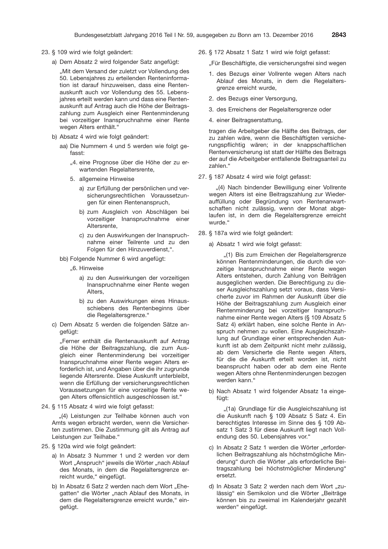 BGBl. 2016, Seite 2843 — Originalseite als Abbildung