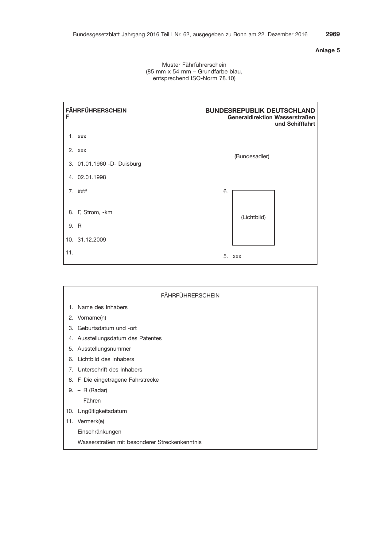 BGBl. 2016, Seite 2969 — Originalseite als Abbildung