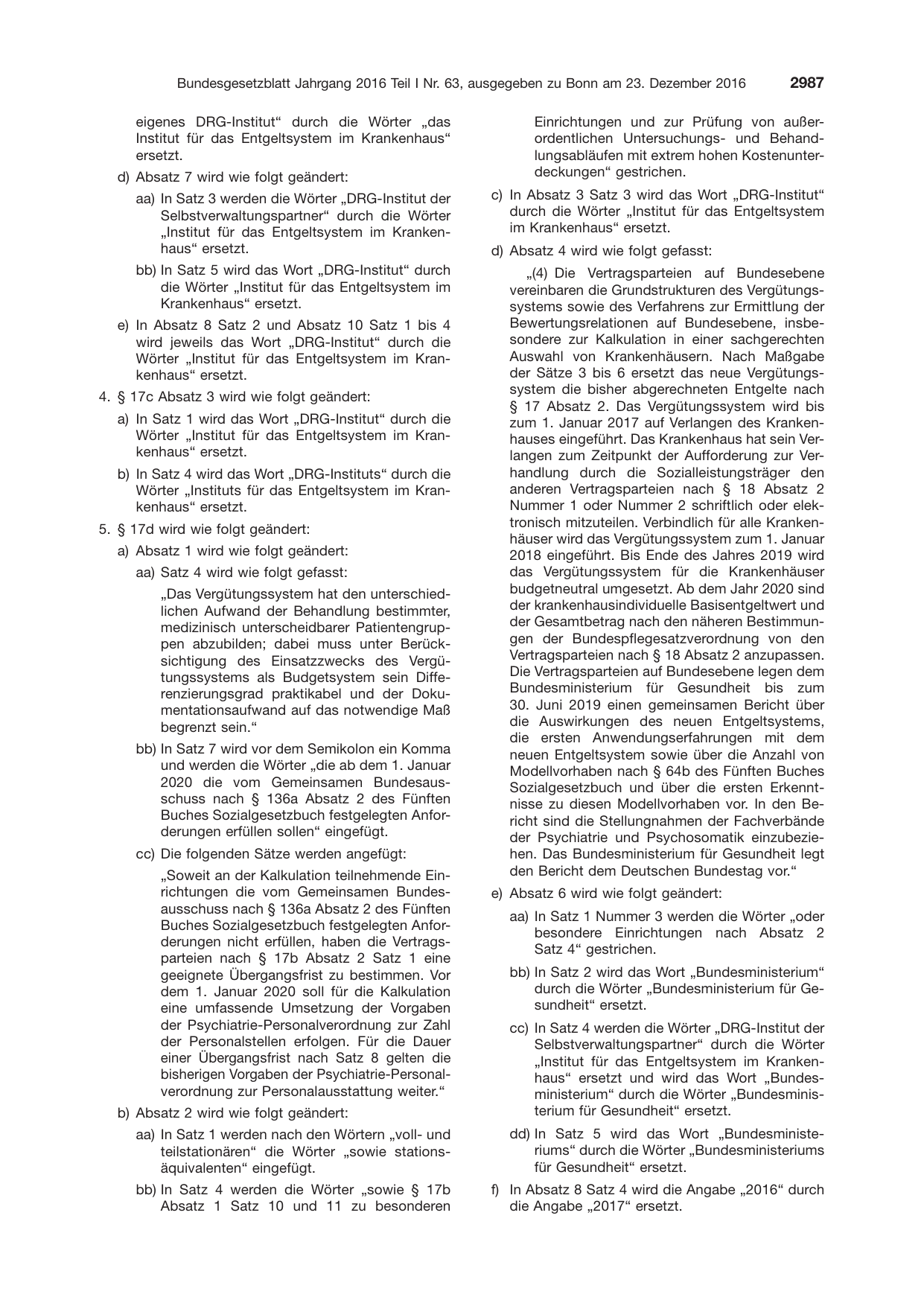 BGBl. 2016, Seite 2987 — Originalseite als Abbildung