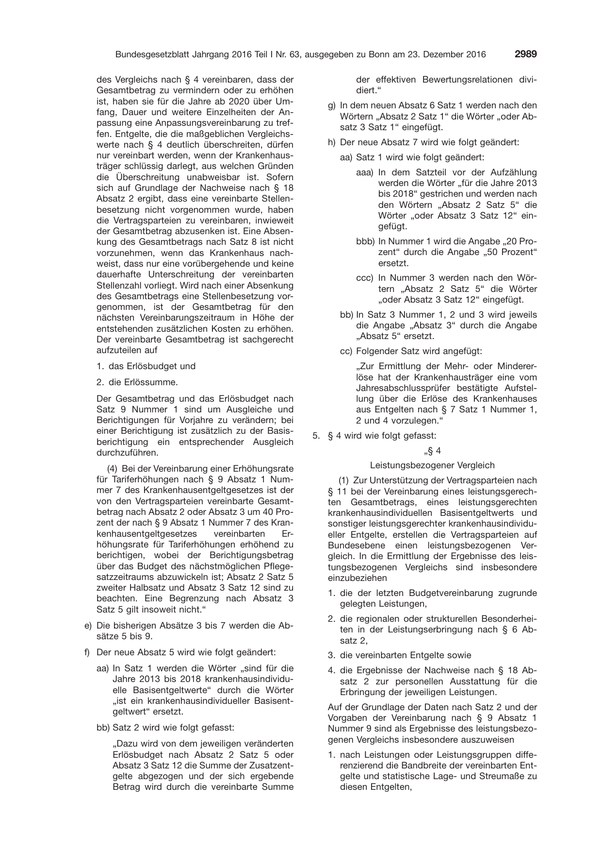BGBl. 2016, Seite 2989 — Originalseite als Abbildung