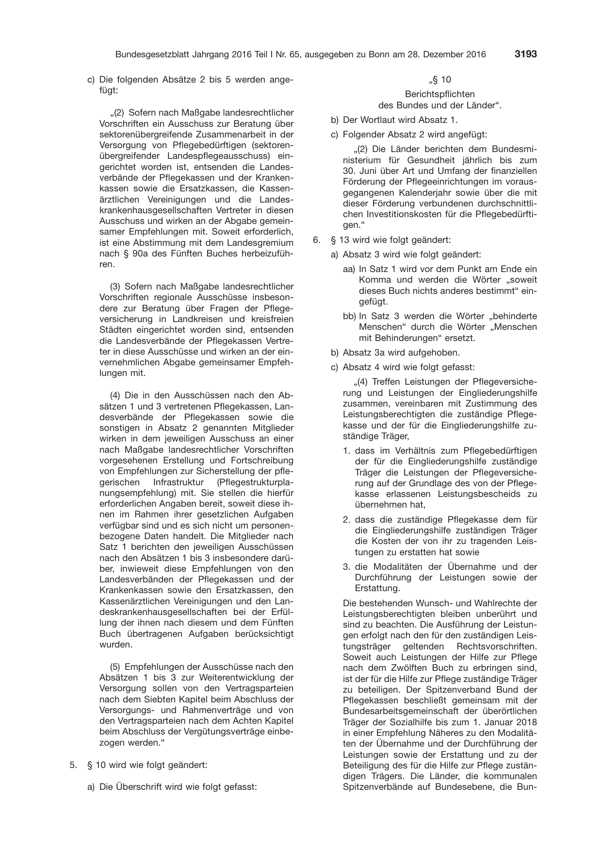 BGBl. 2016, Seite 3193 — Originalseite als Abbildung