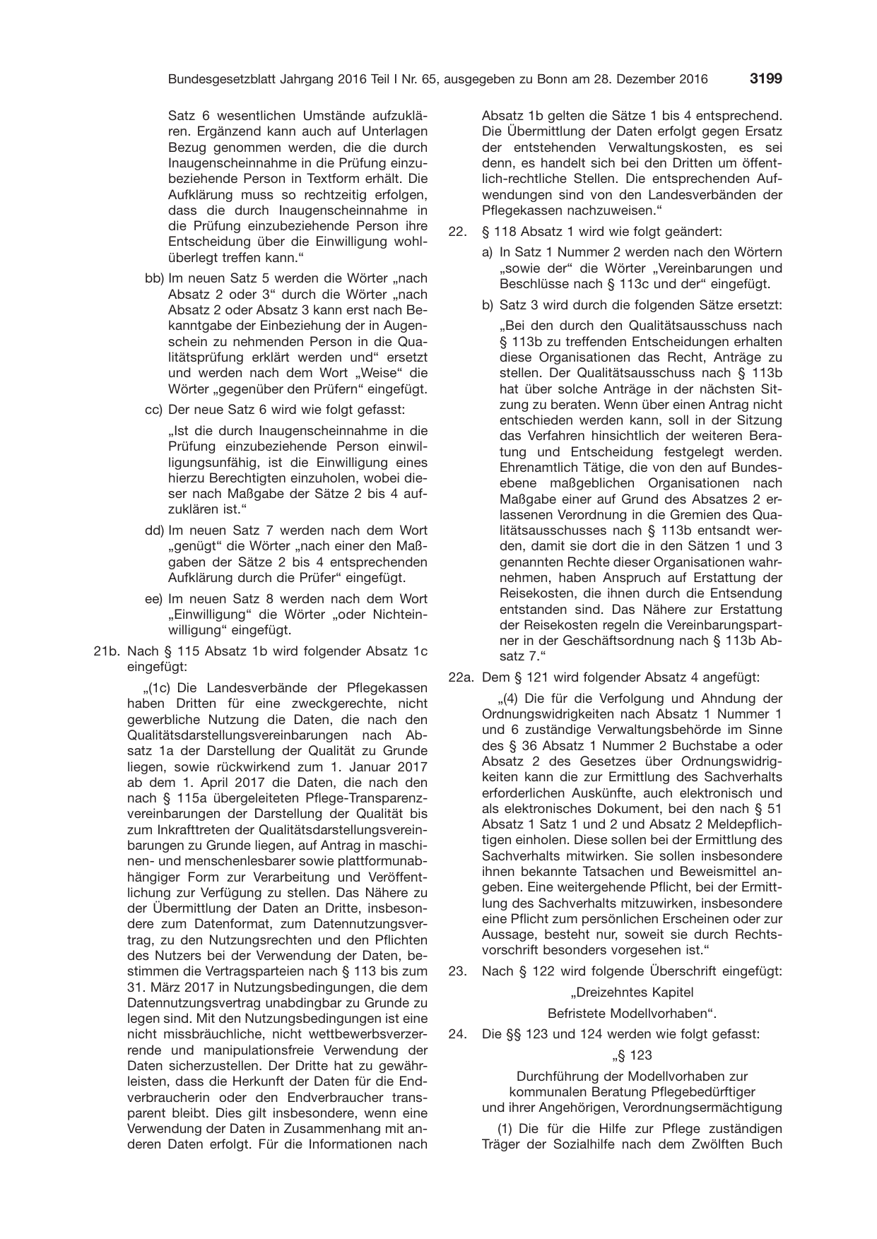 BGBl. 2016, Seite 3199 — Originalseite als Abbildung