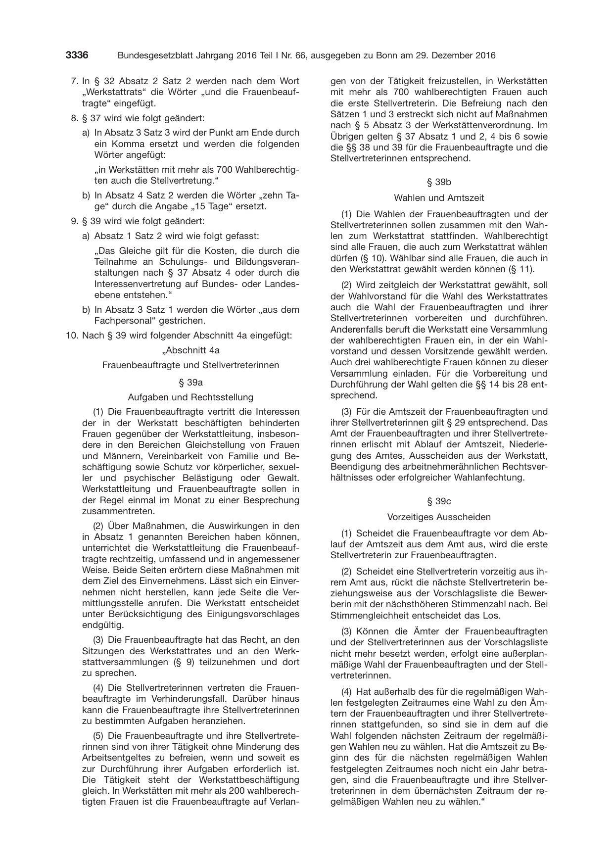 BGBl. 2016, Seite 3336 — Originalseite als Abbildung