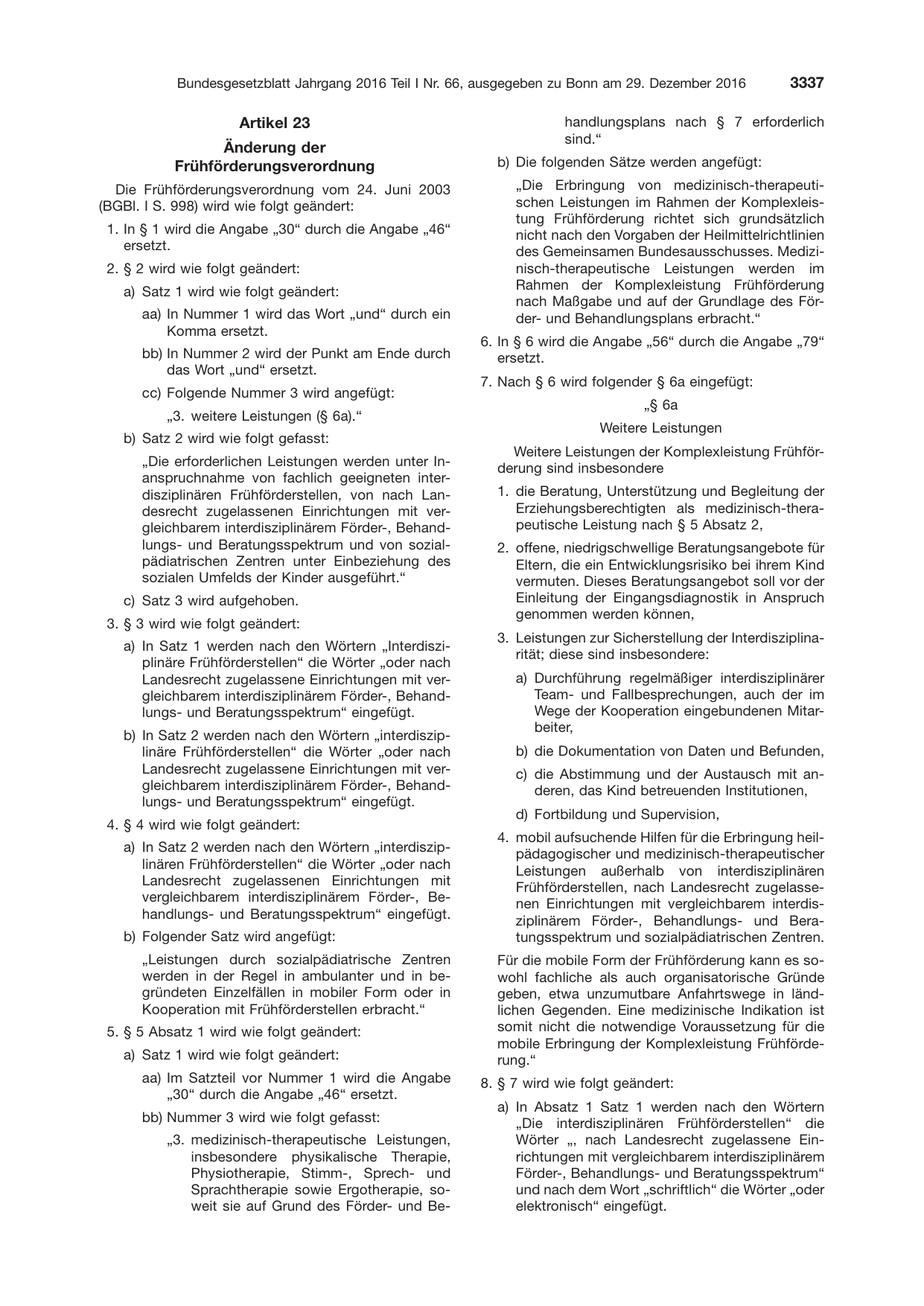 BGBl. 2016, Seite 3337 — Originalseite als Abbildung
