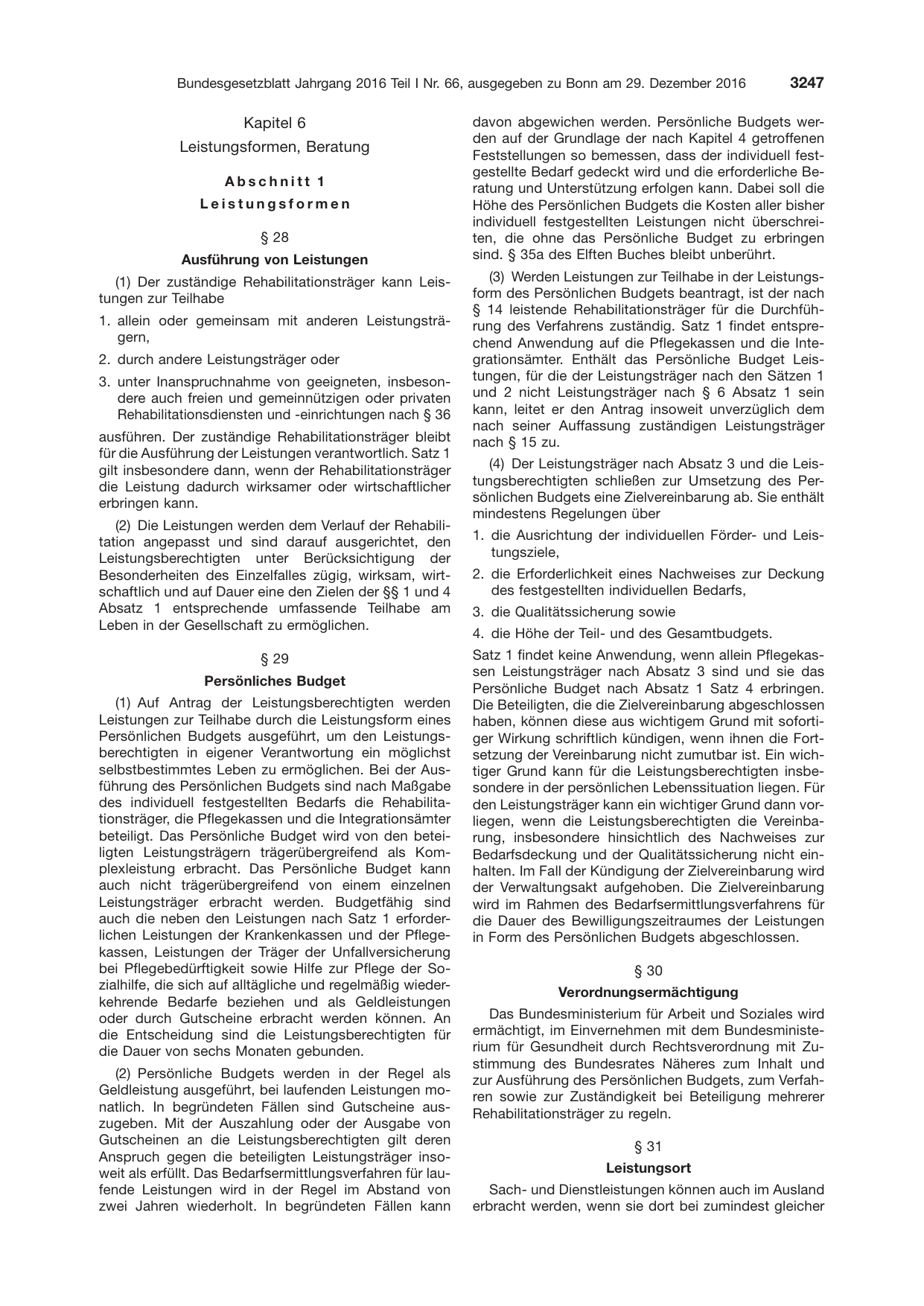 BGBl. 2016, Seite 3247 — Originalseite als Abbildung
