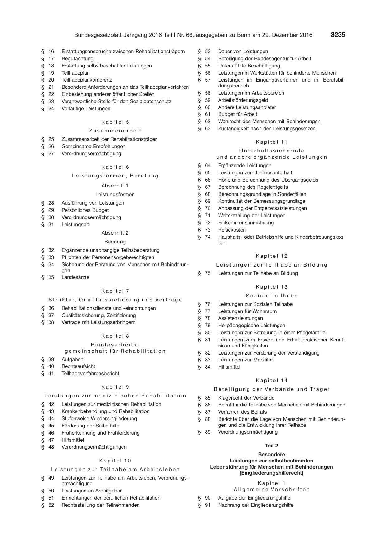 BGBl. 2016, Seite 3235 — Originalseite als Abbildung