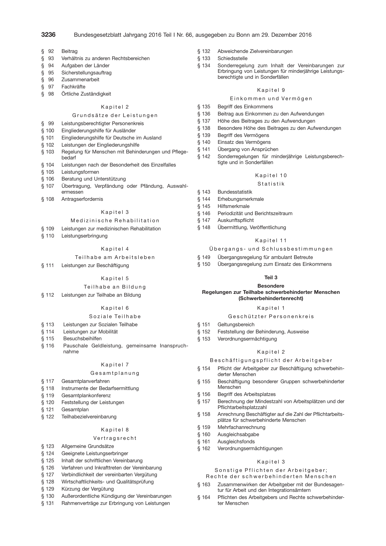 BGBl. 2016, Seite 3236 — Originalseite als Abbildung