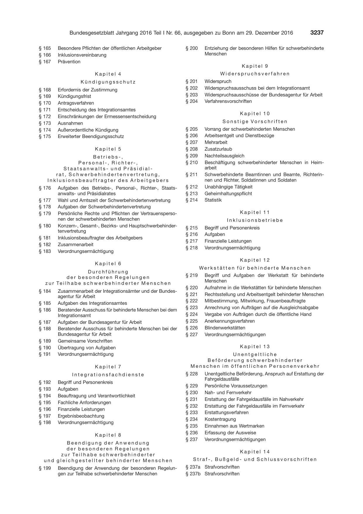 BGBl. 2016, Seite 3237 — Originalseite als Abbildung
