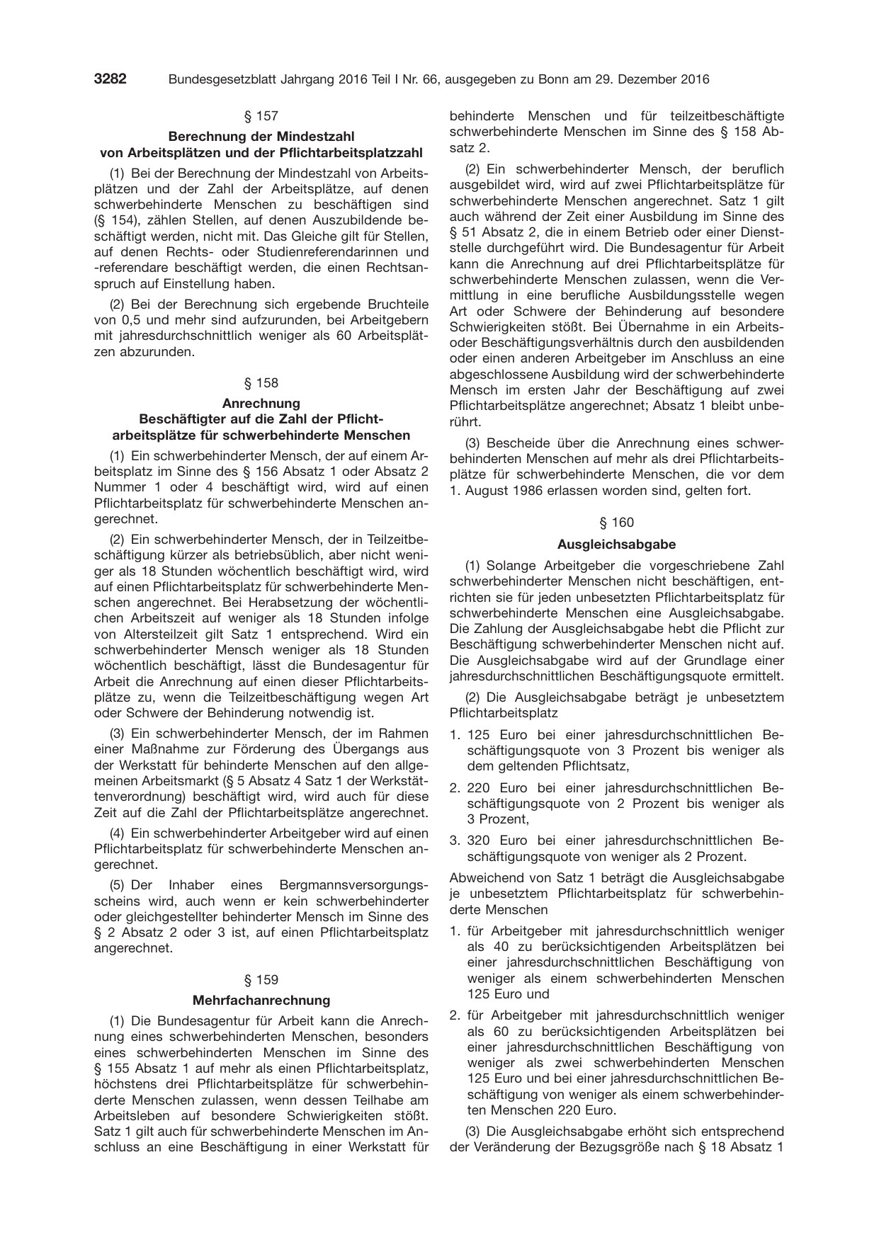 BGBl. 2016, Seite 3282 — Originalseite als Abbildung