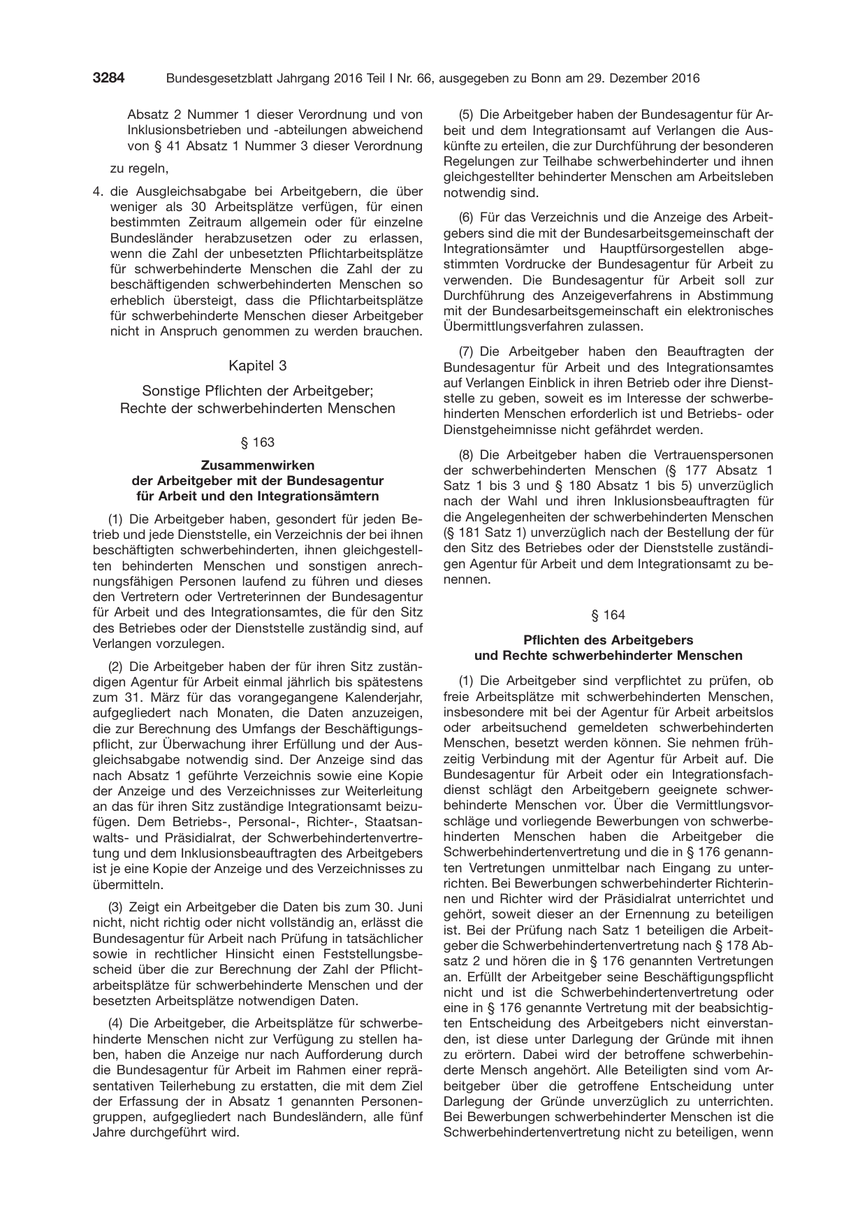 BGBl. 2016, Seite 3284 — Originalseite als Abbildung