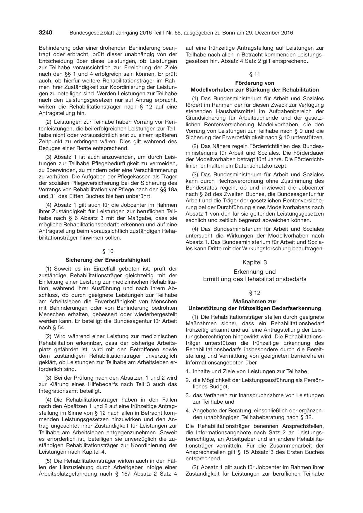 BGBl. 2016, Seite 3240 — Originalseite als Abbildung