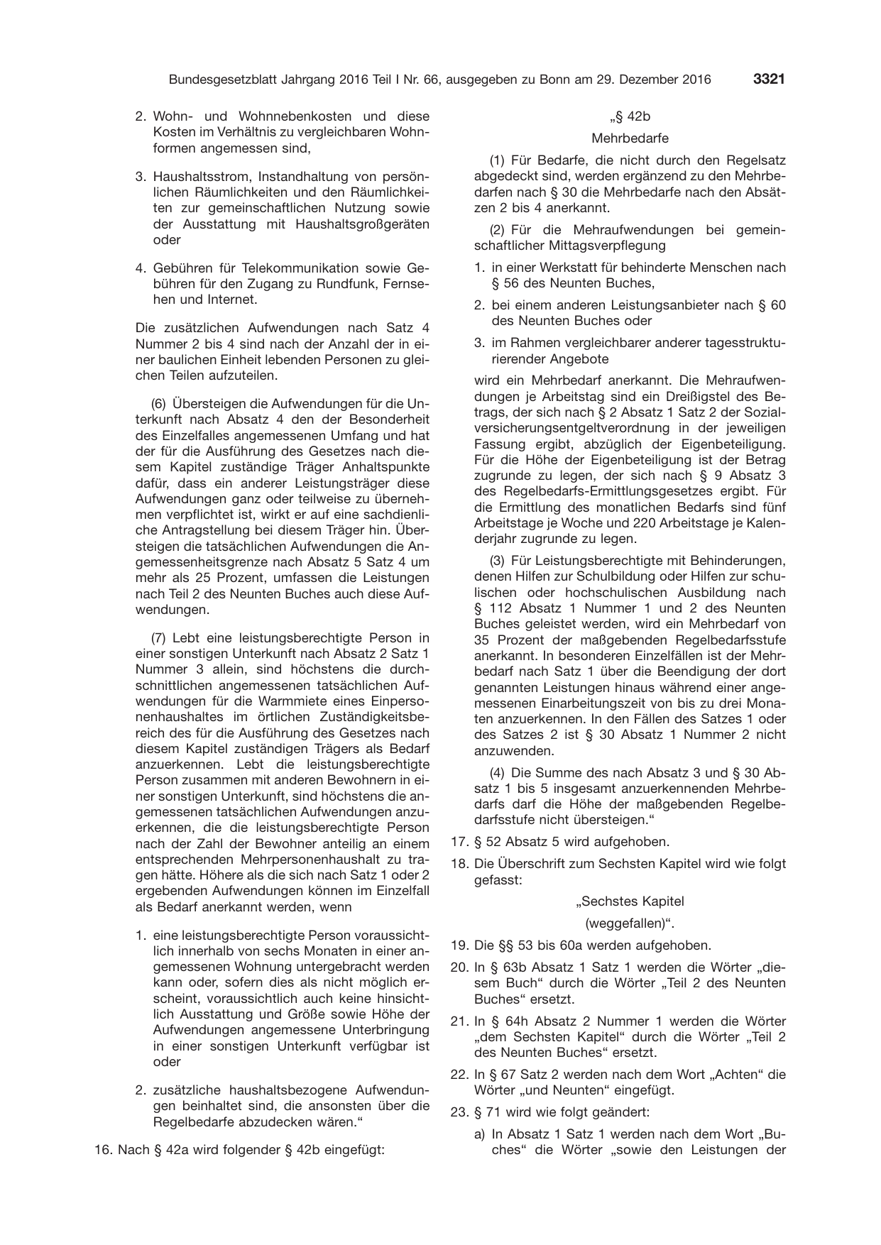 BGBl. 2016, Seite 3321 — Originalseite als Abbildung