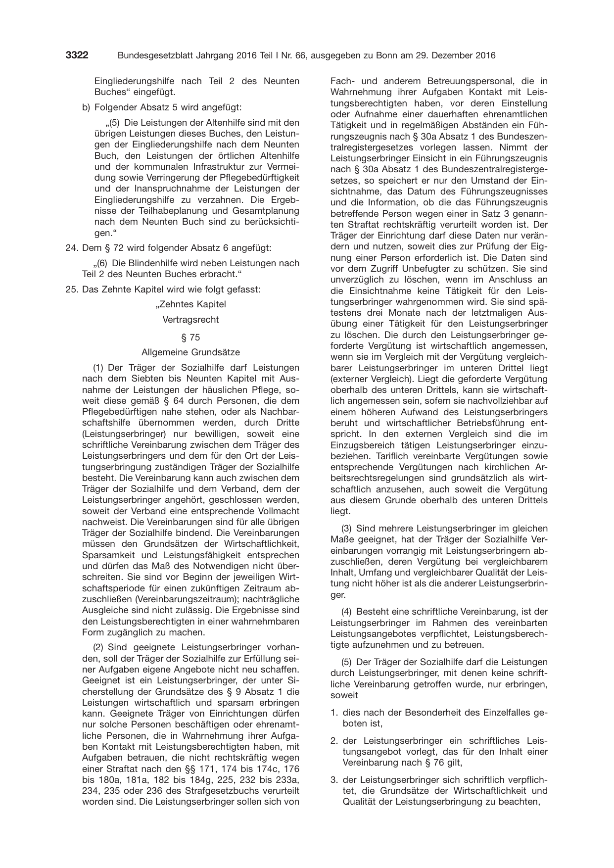 BGBl. 2016, Seite 3322 — Originalseite als Abbildung