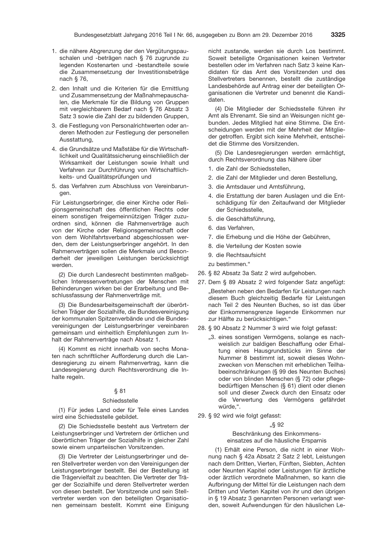 BGBl. 2016, Seite 3325 — Originalseite als Abbildung