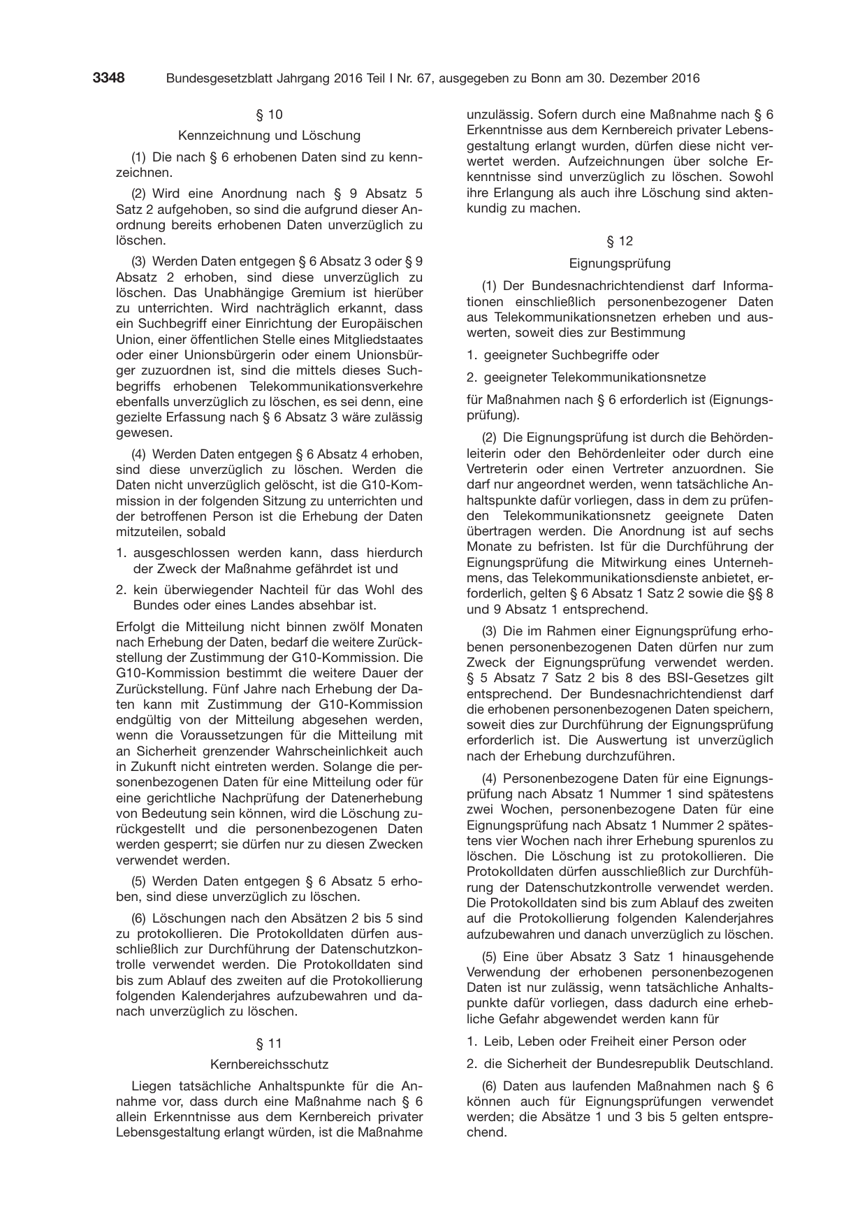 BGBl. 2016, Seite 3348 — Originalseite als Abbildung