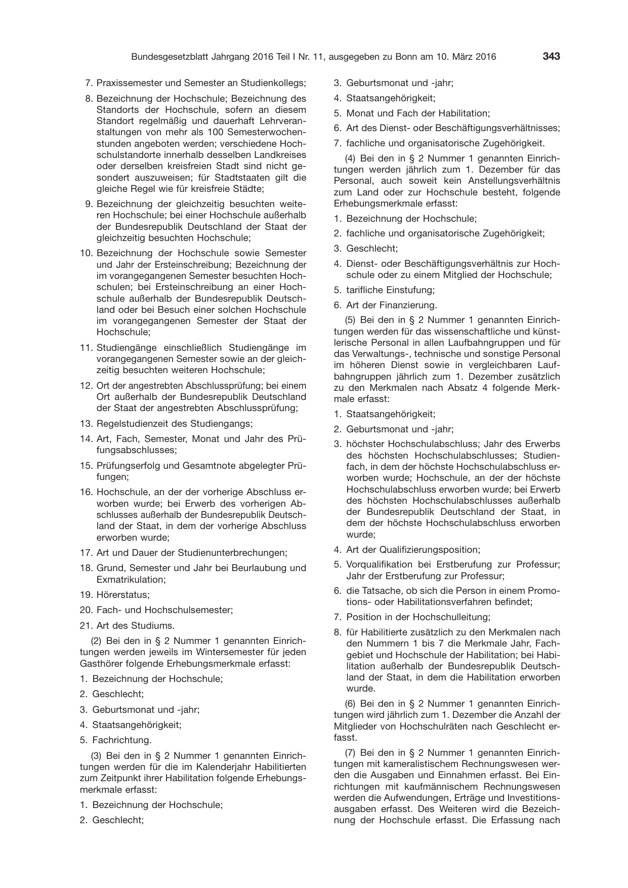 BGBl. 2016, Seite 343 — Originalseite als Abbildung